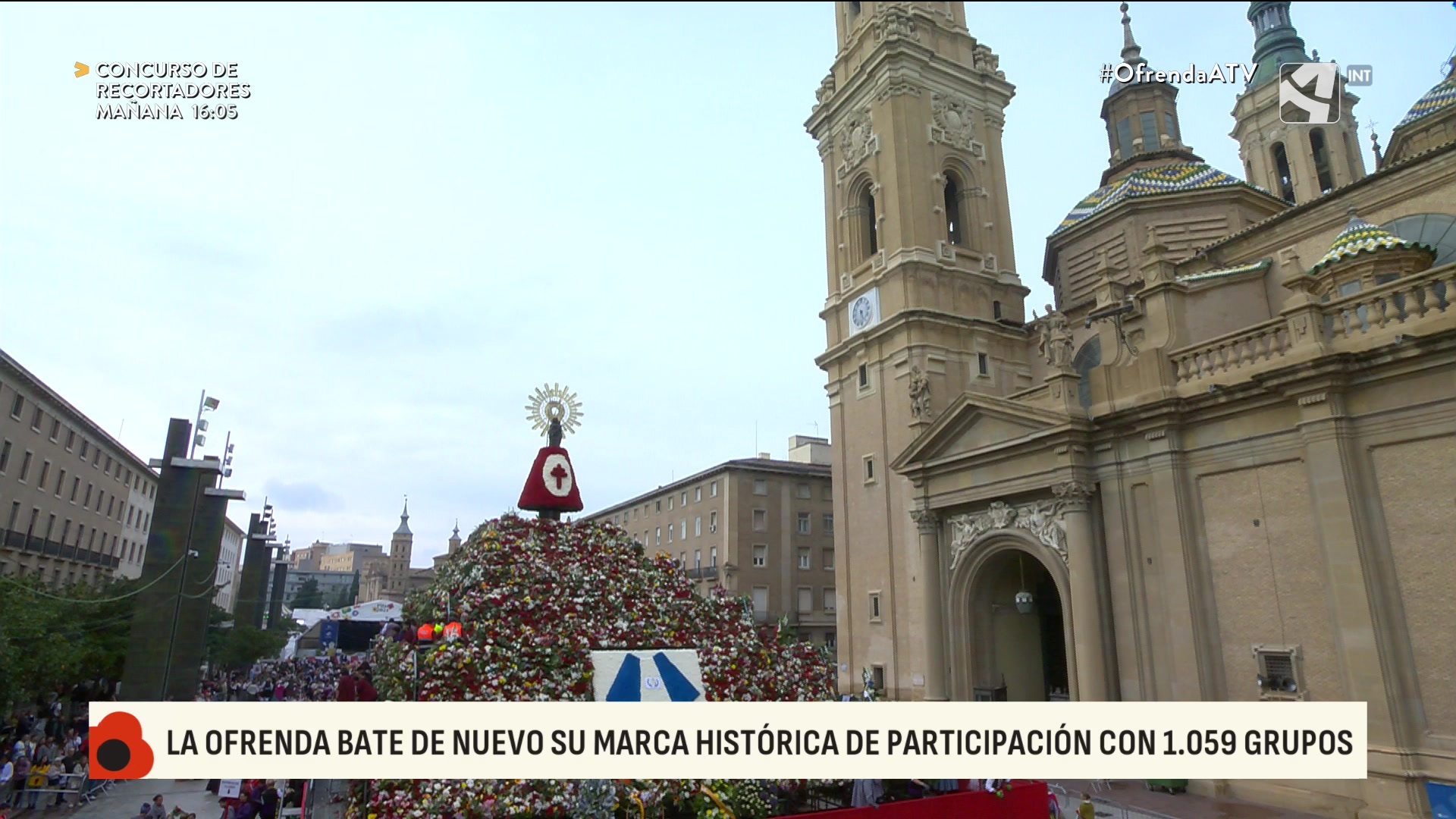 Ofrenda de flores. 17:30 - 18:45 - 12/10/2024 17:29