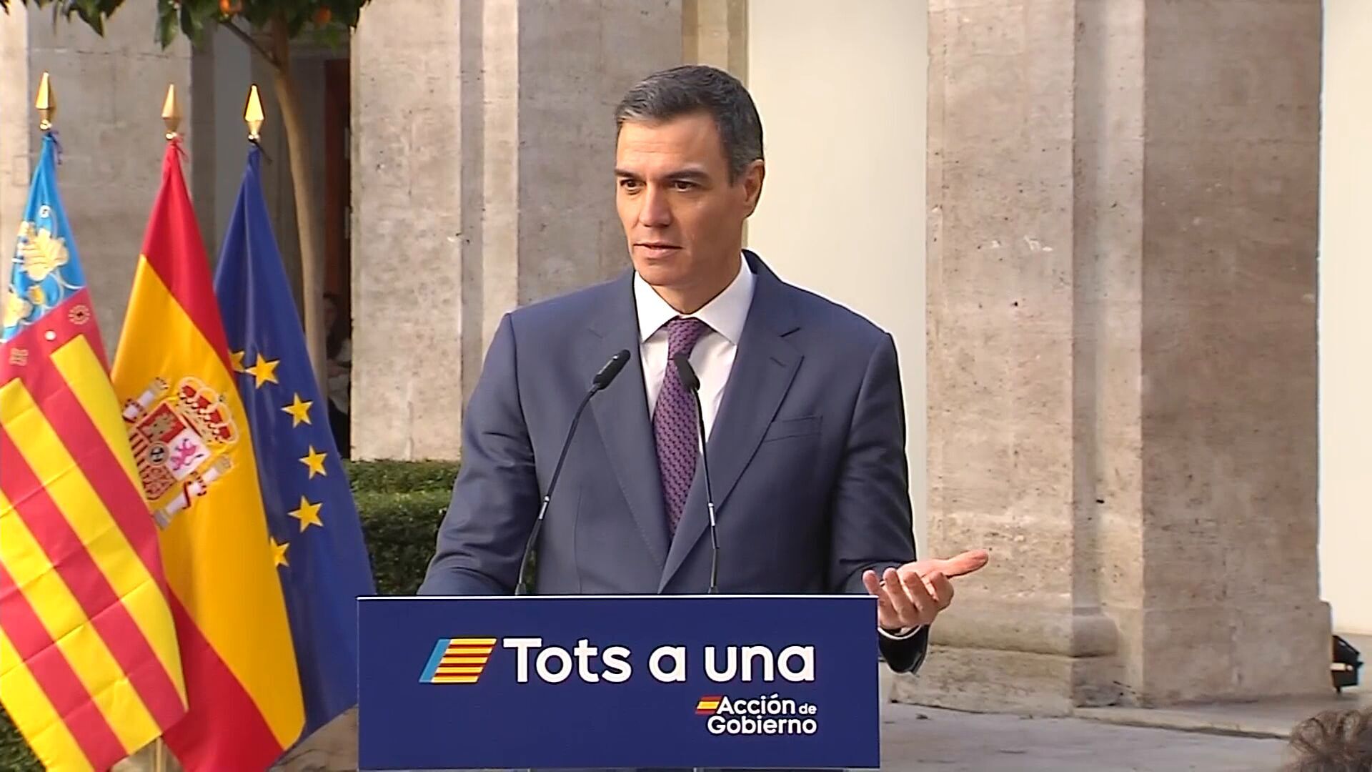 Enero 2025 (23-01-25) Pedro Sánchez anuncia nuevas ayudas de 2.200 millones para reconstruir el 100% de las instalaciones devastadas por la DANA