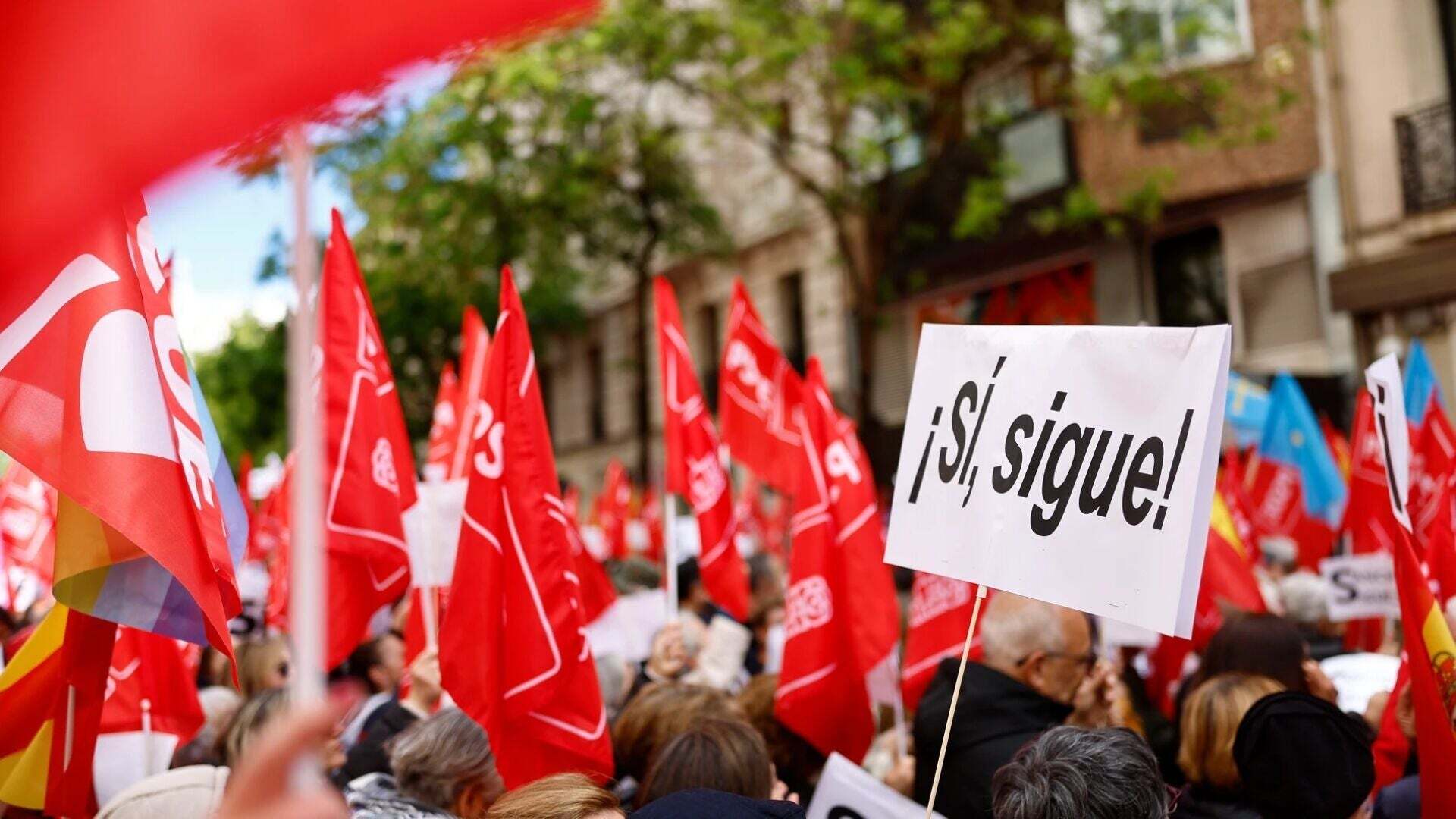 Abril 2024 (27-04-24) El PSOE cierra filas con Sánchez en el Comité Federal: 