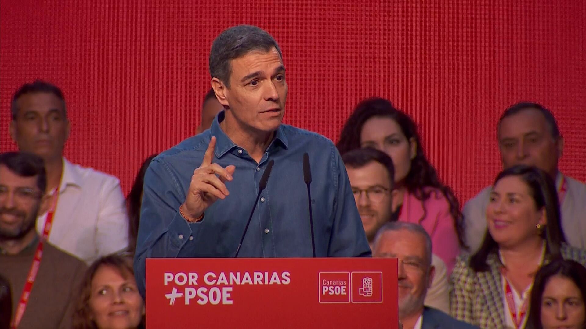 Enero 2025 (26-01-25) Sánchez en el Congreso del PSOE en Canarias: 