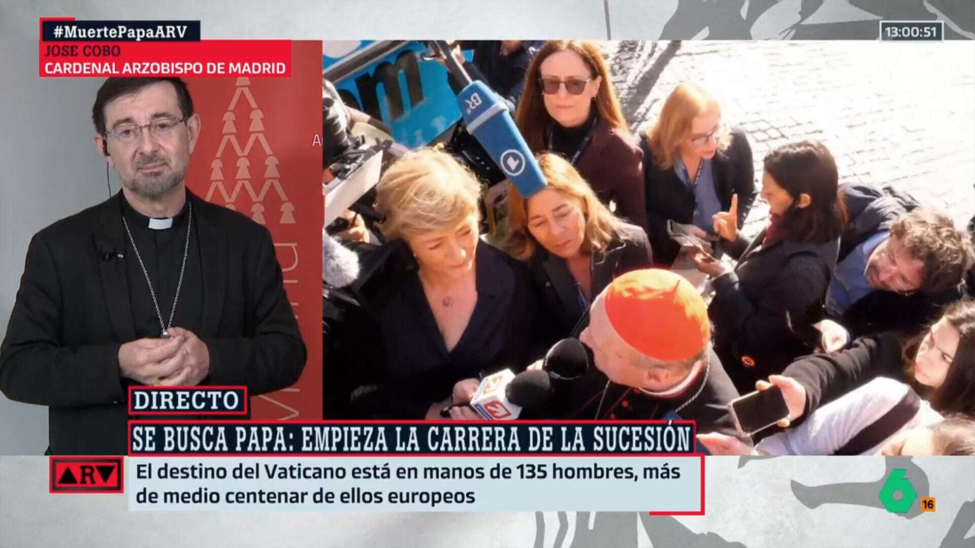 Abril 2025 (22-04-25) El cardenal José Cobo, sobre la posibilidad de ser elegido papa: 