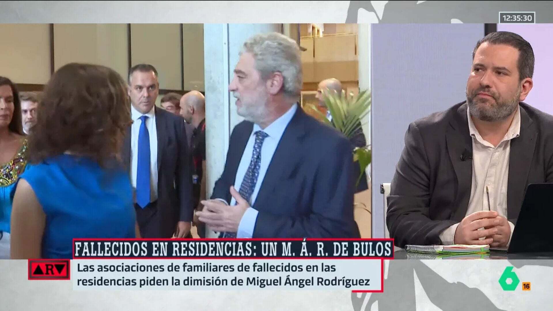 Febrero 2025 (18-02-25) José María Garrido, tajante con Miguel Ángel Rodríguez: 