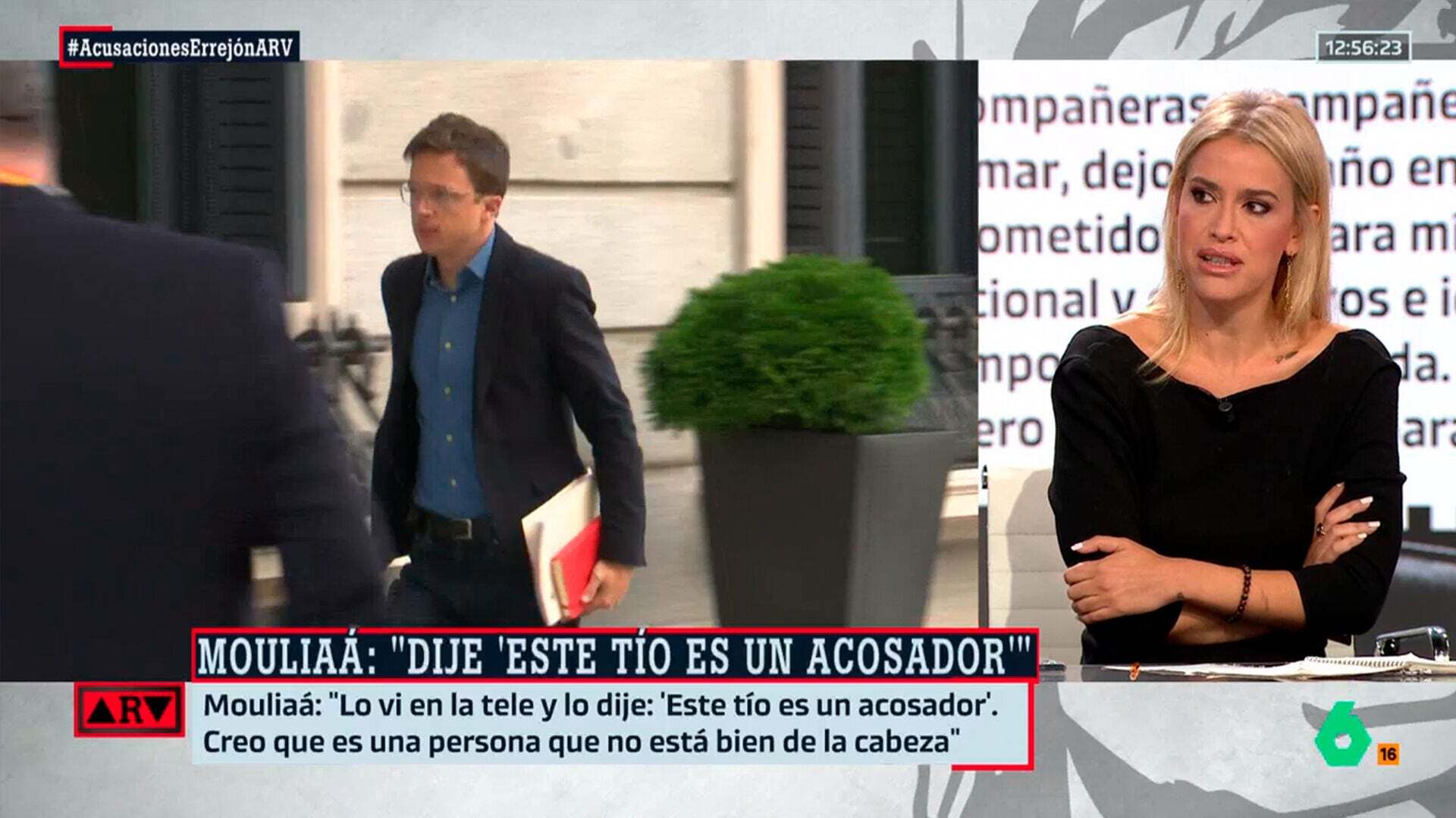 Octubre 2024 (29-10-24) Afra Blanco, tras el caso Errejón: 