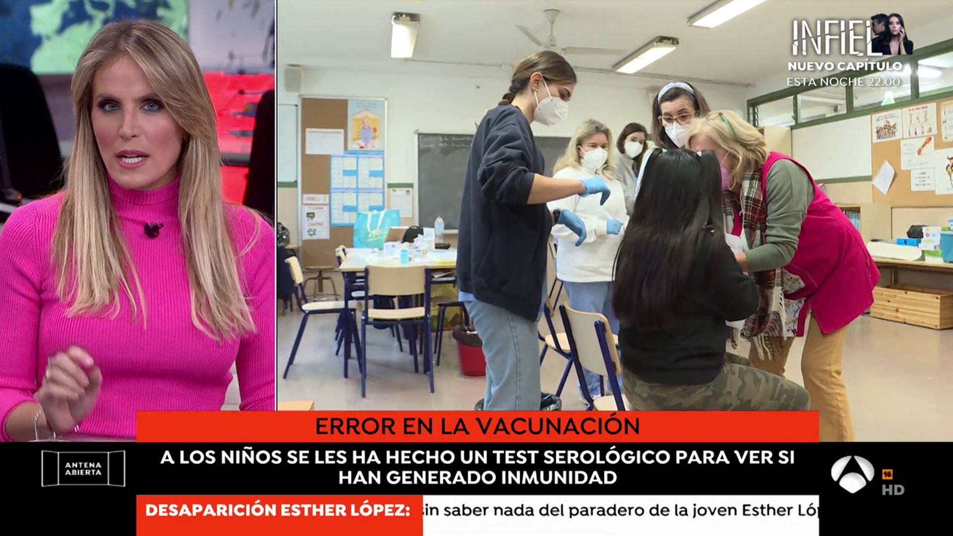 Temporada 1 (30-01-22) Un centenar de niños en Cantabria reciben una disolución errónea de la vacuna contra el coronavirus