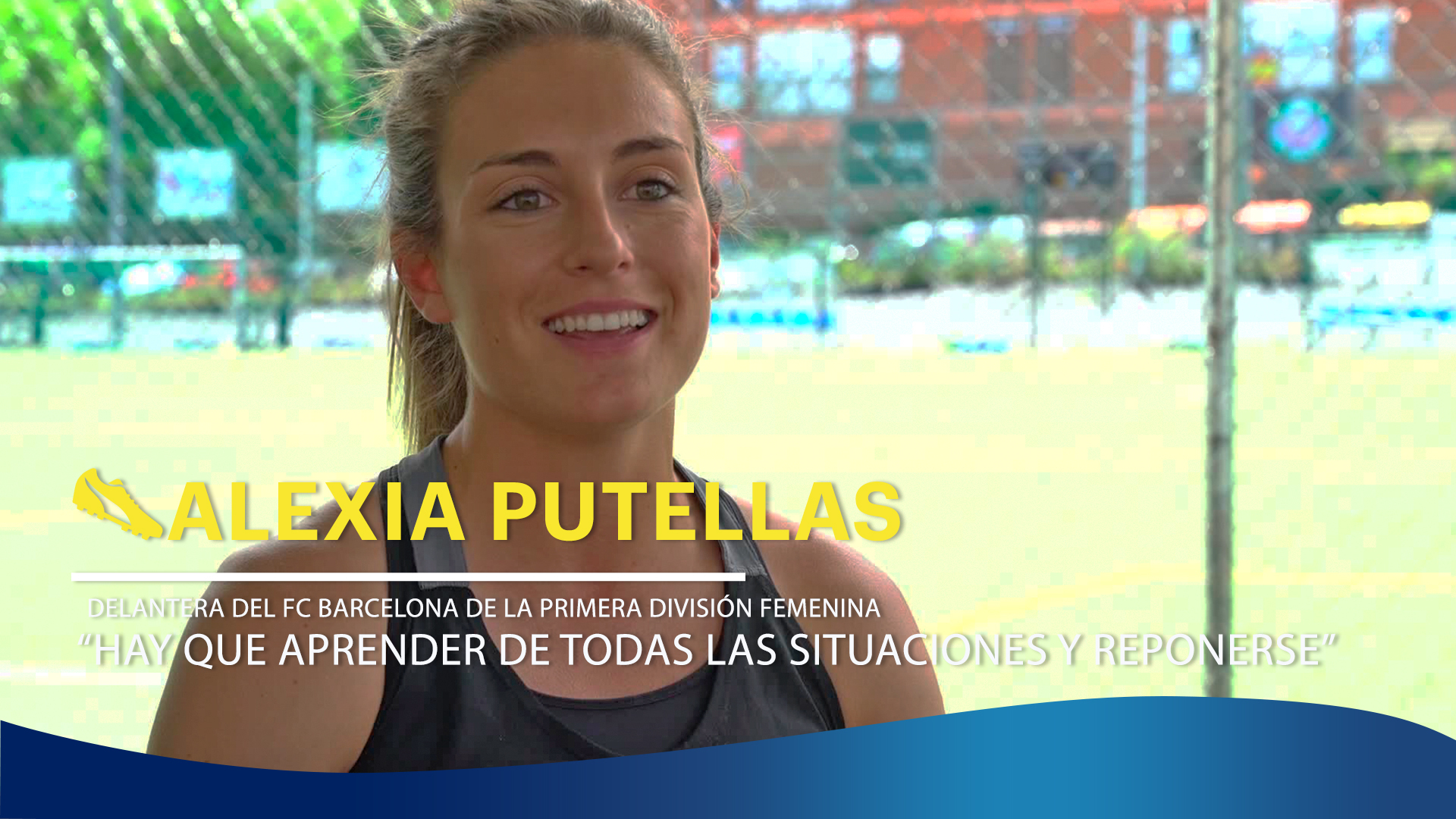 Reto Tampax T2 Entrevista a Alexia Putellas: 'Hay que aprender de todas las situaciones y reponerse'