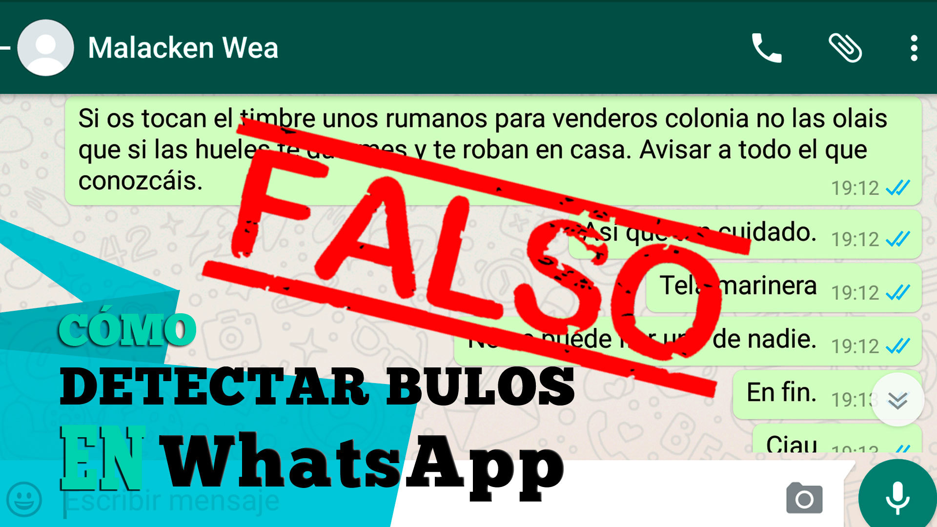 Temporada 1 Cómo detectar bulos de WhatsApp