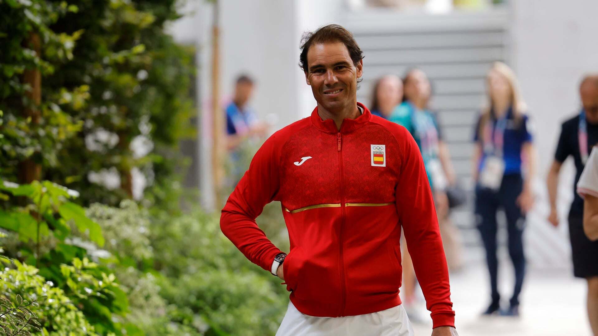 Julio 2024 (25-07-24) Rafa Nadal cancela sus entrenamientos de hoy junto a Zverev