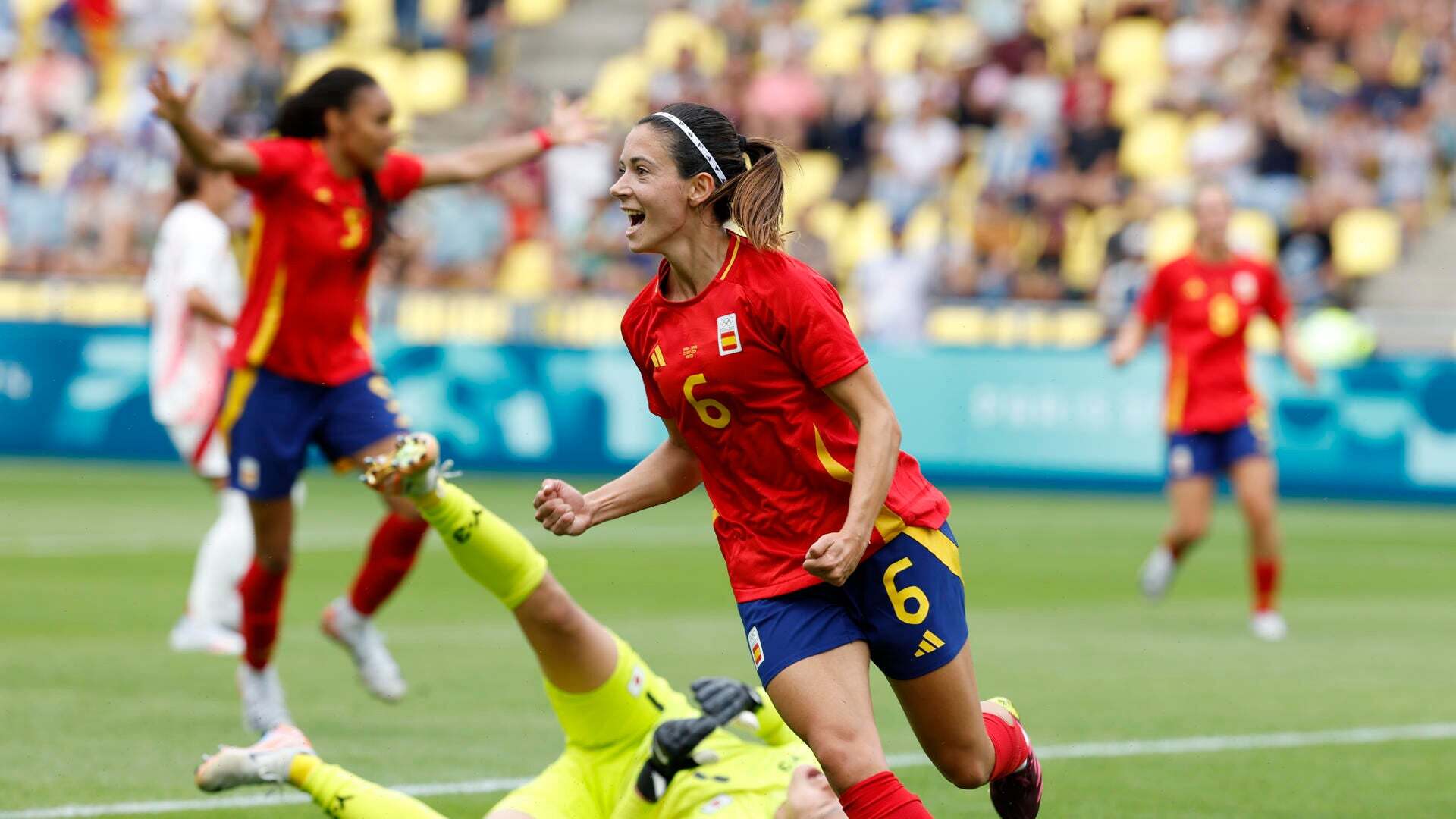 Julio 2024 (26-07-24) Aitana Bonmatí lidera la remontada ante Japón en el histórico debut olímpico de España