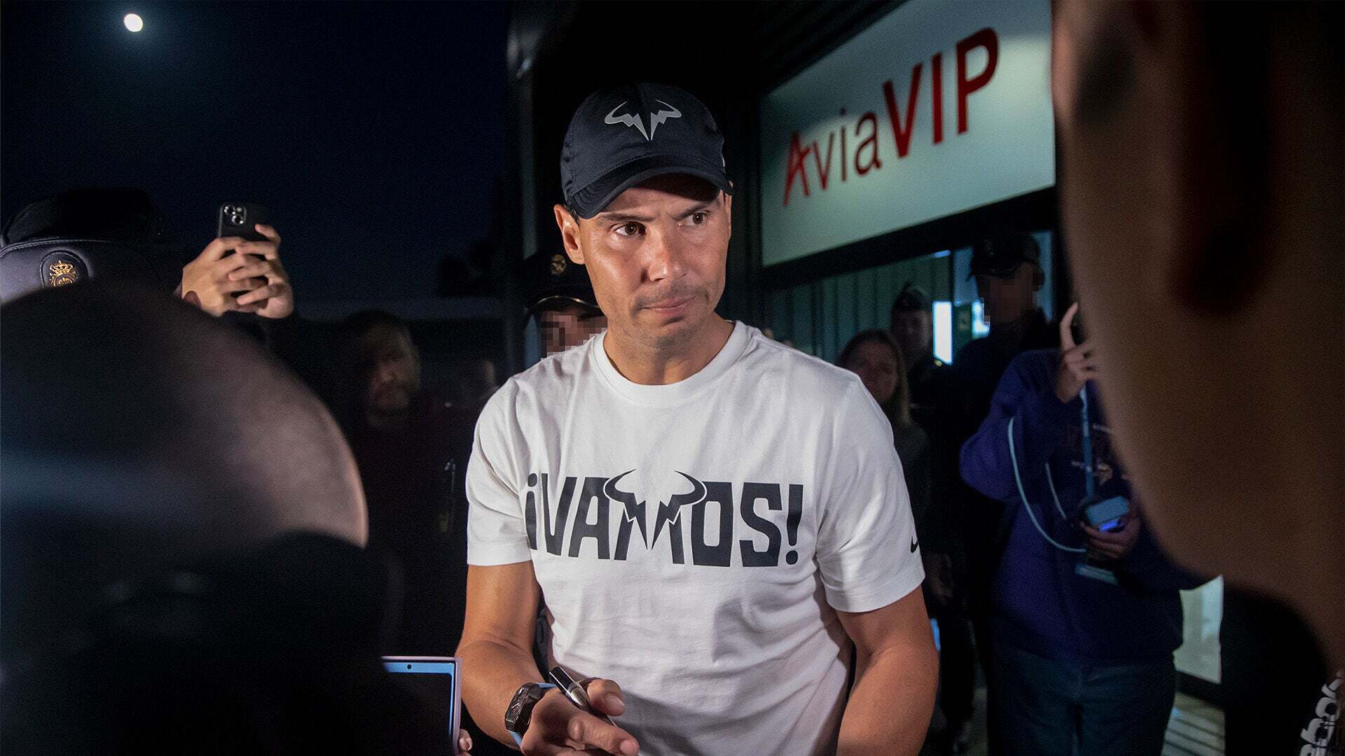 Noviembre 2024 (14-11-24) Rafa Nadal llega a Málaga para jugar el último torneo de su carrera: 