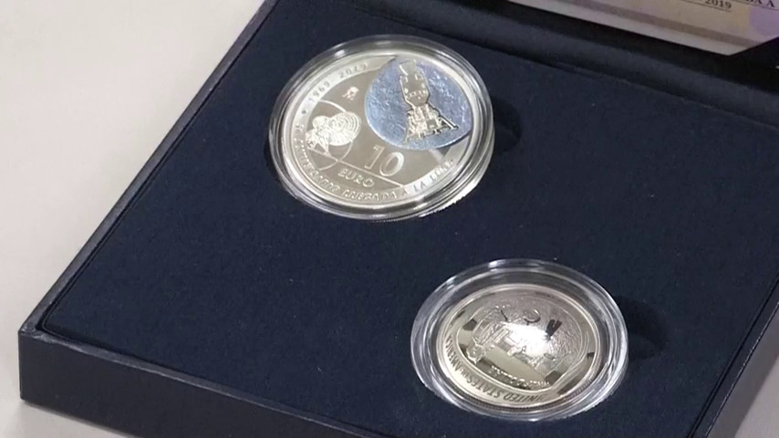 Temporada Las monedas conmemorativas por los 50 años de la llegada del hombre a la Luna