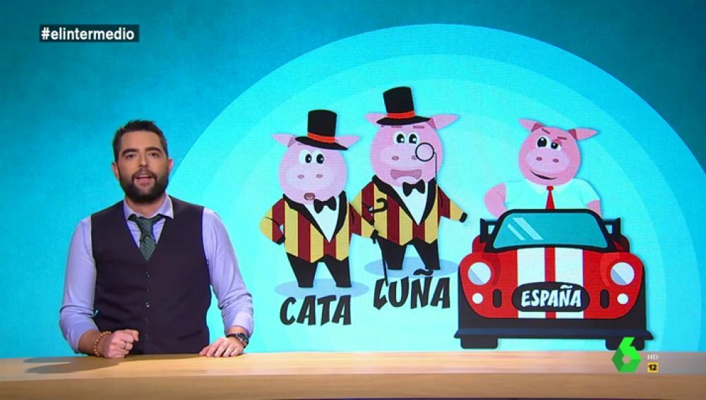 Temporada 13 (29-11-18) Con cerdos y lechones: así es el cuento de Dani Mateo que explica lo que está ocurriendo en Cataluña