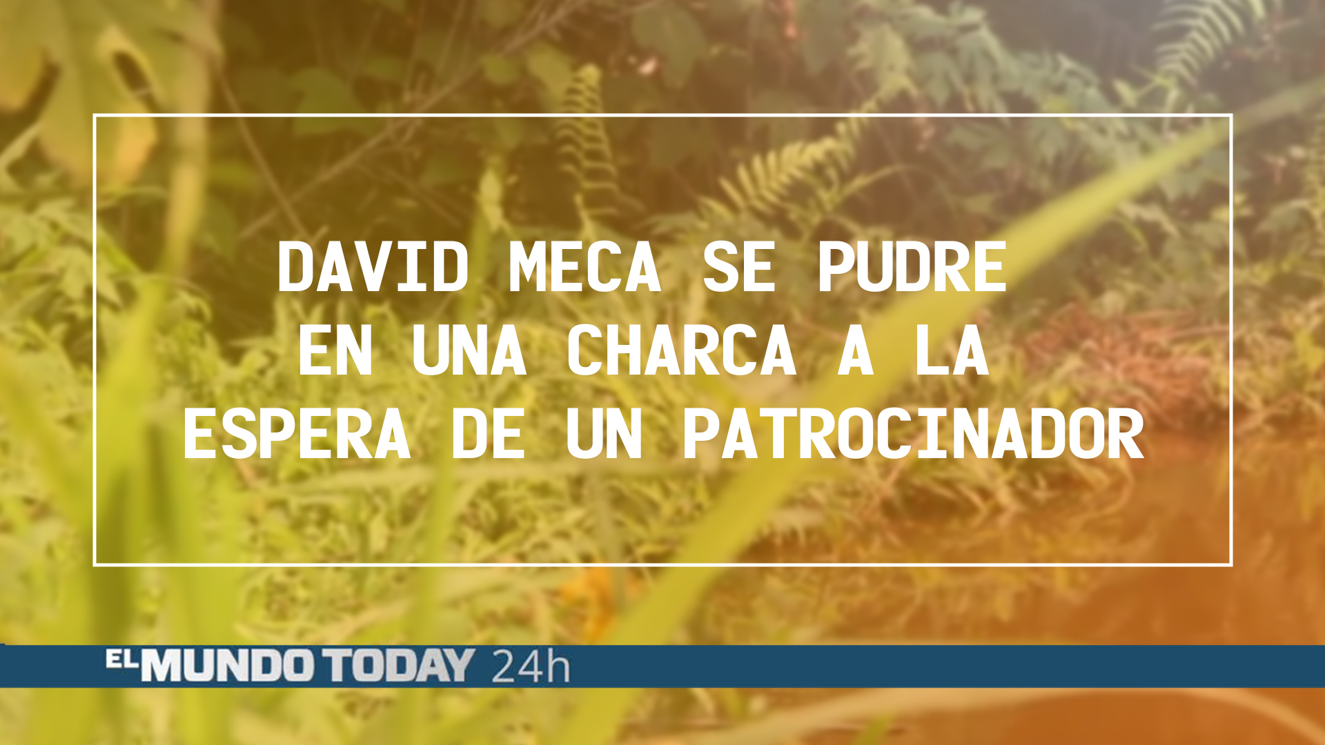 Temporada 1 David Meca se pudre en una charca a la espera de un patrocinador