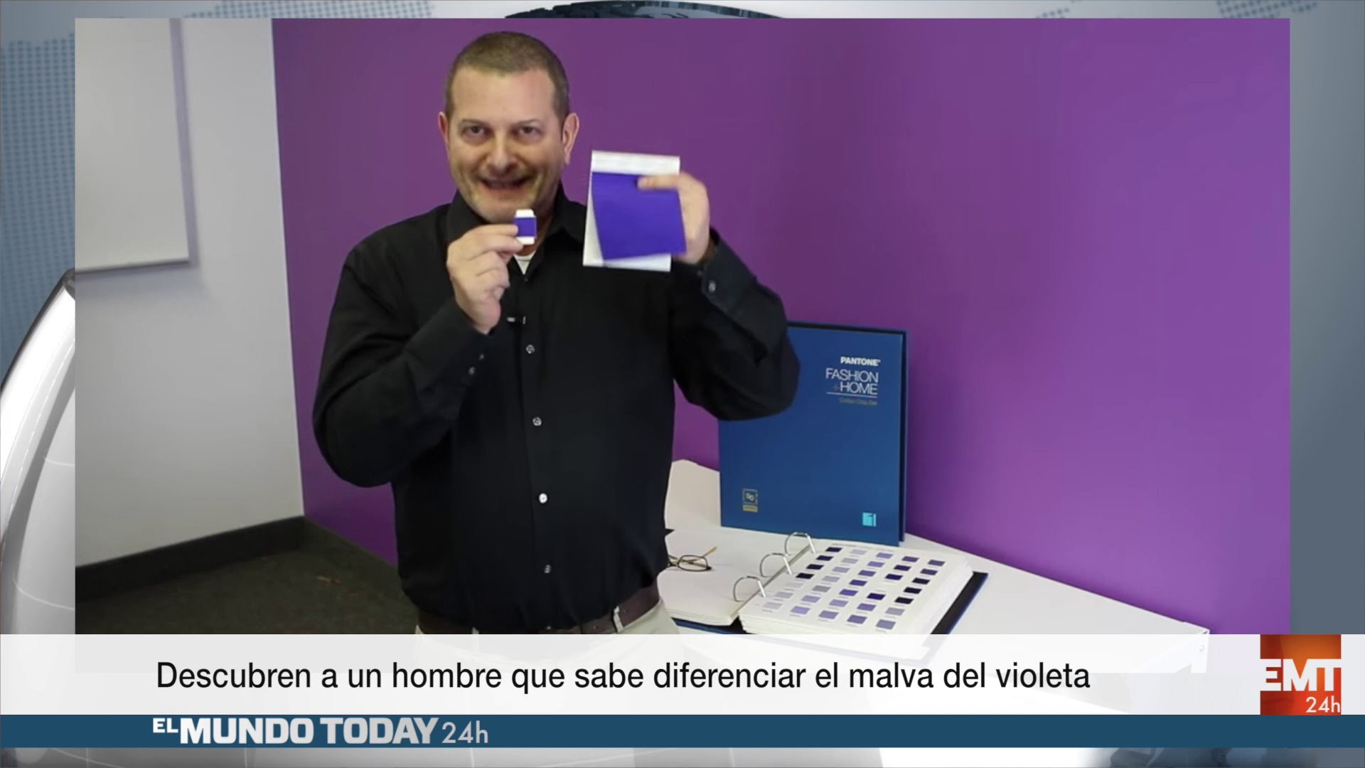 Temporada 1 Descubren a un hombre que sabe diferenciar el malva del violeta