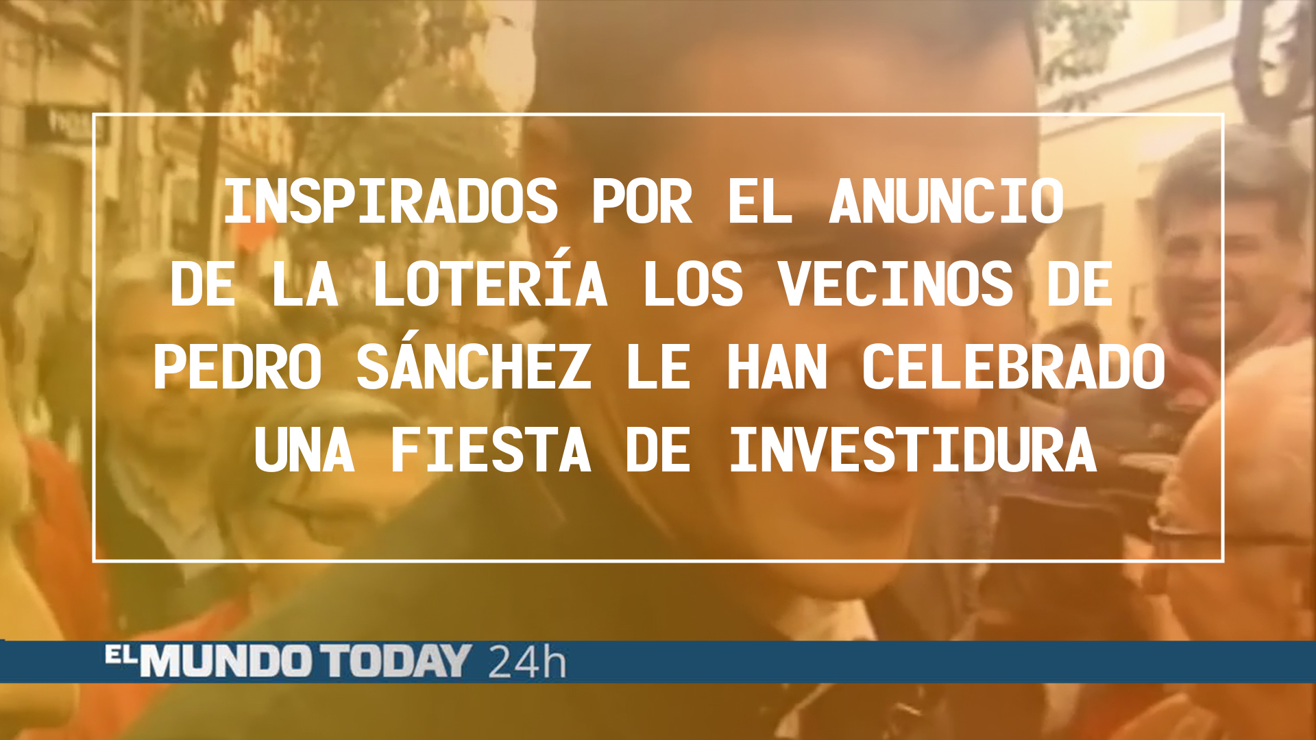 Temporada 1 Inspirados por el anuncio de la Lotería los vecinos de Pedro Sánchez le han celebrado una fiesta de investidura