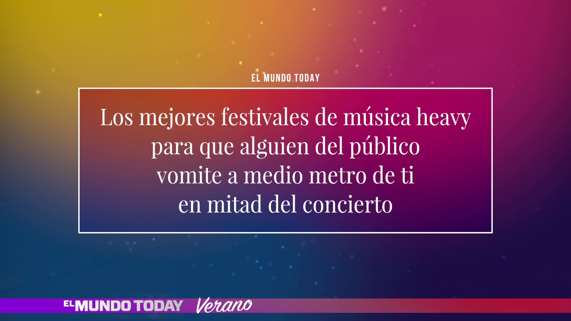 Temporada 1 Los mejores festivales de música heavy para que alguien del público te vomite