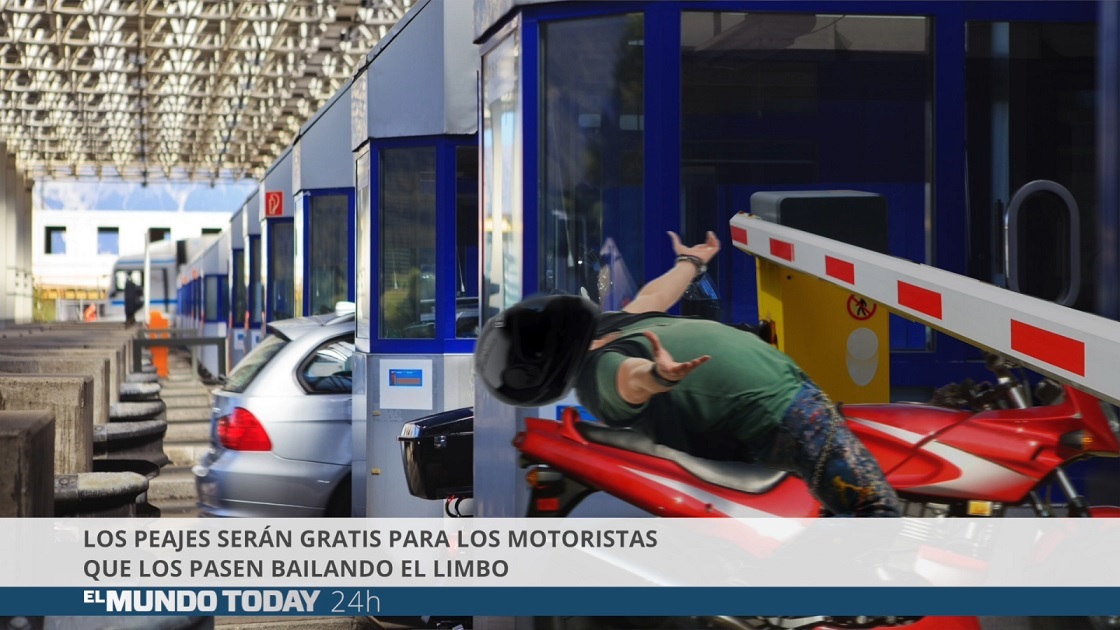 Temporada 1 Los peajes serán gratis para los motoristas que los pasen bailando el limbo