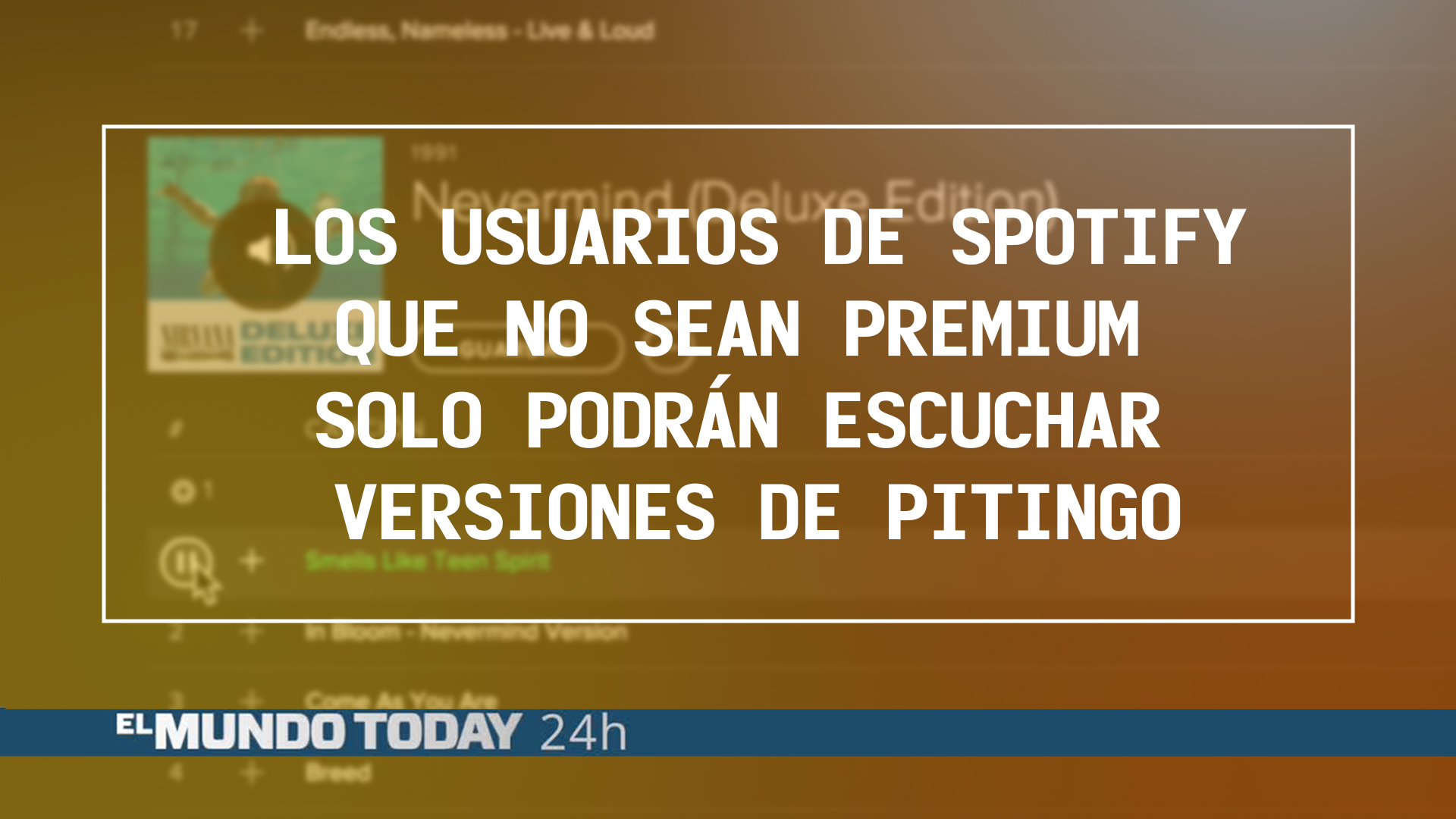 Temporada 1 Los usuarios de Spotify que no sean Premium solo podrán escuchar versiones de Pitingo