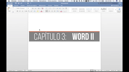 Temporada 1 Microsoft Word: Insertando formas