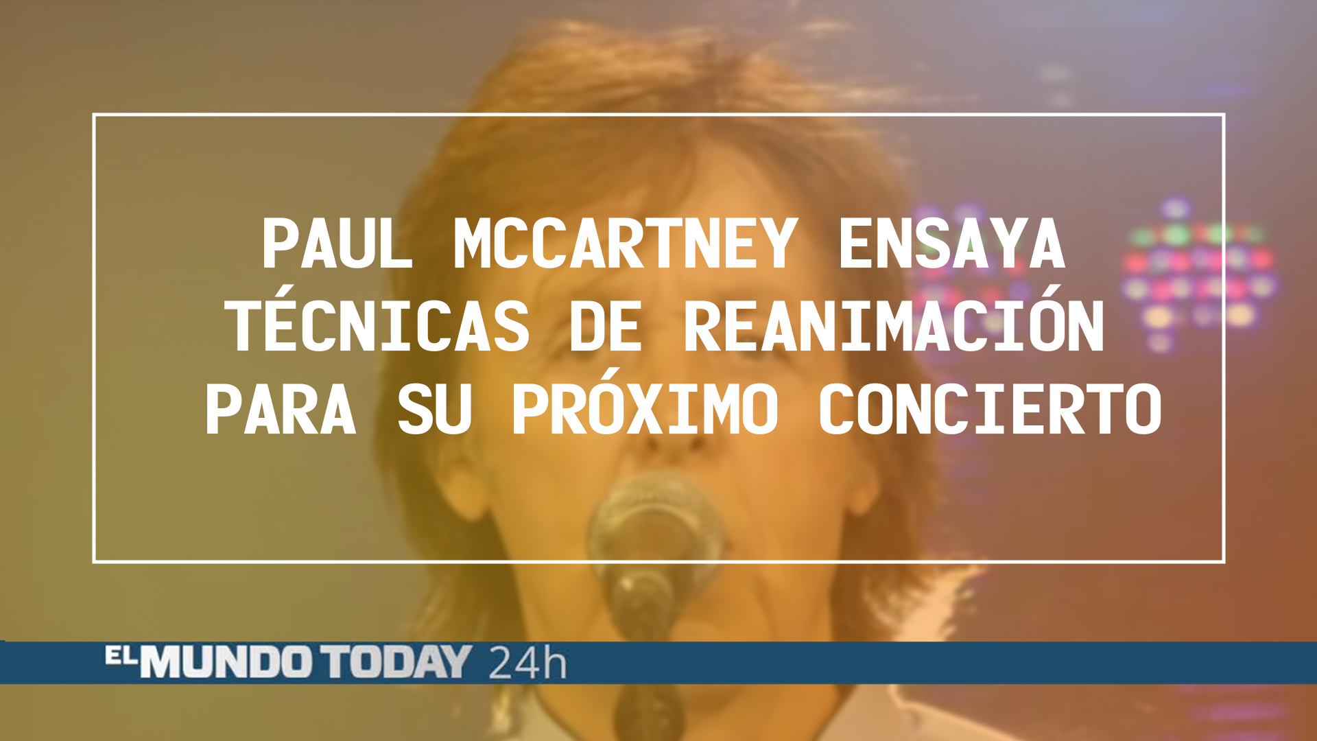 Temporada 1 Paul McCartney ensaya técnicas de reanimación para su próximo concierto