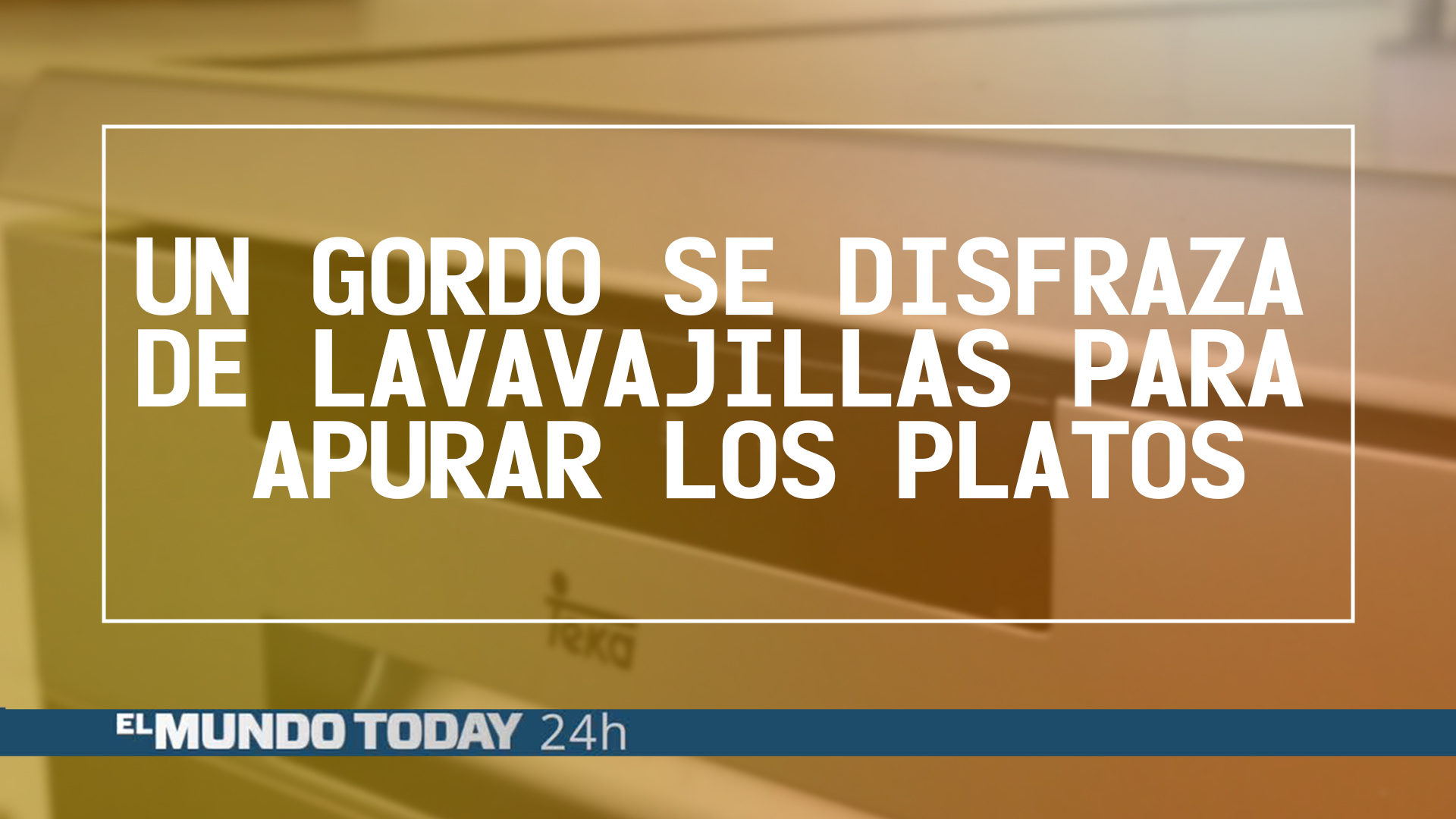 Temporada 1 Un gordo se disfraza de lavavajillas para apurar los platos