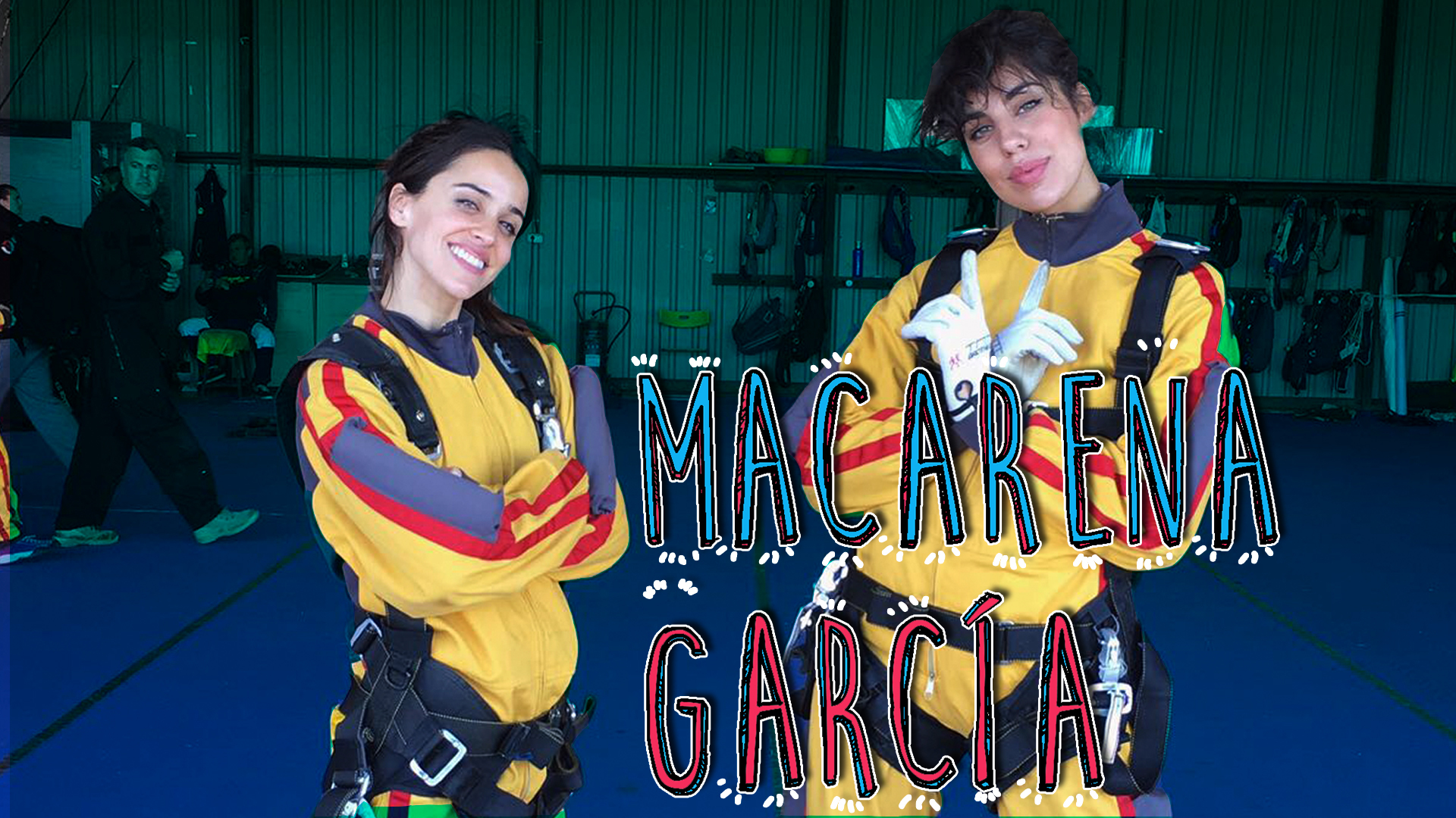 Temporada 1 Macarena García salta en paracaídas