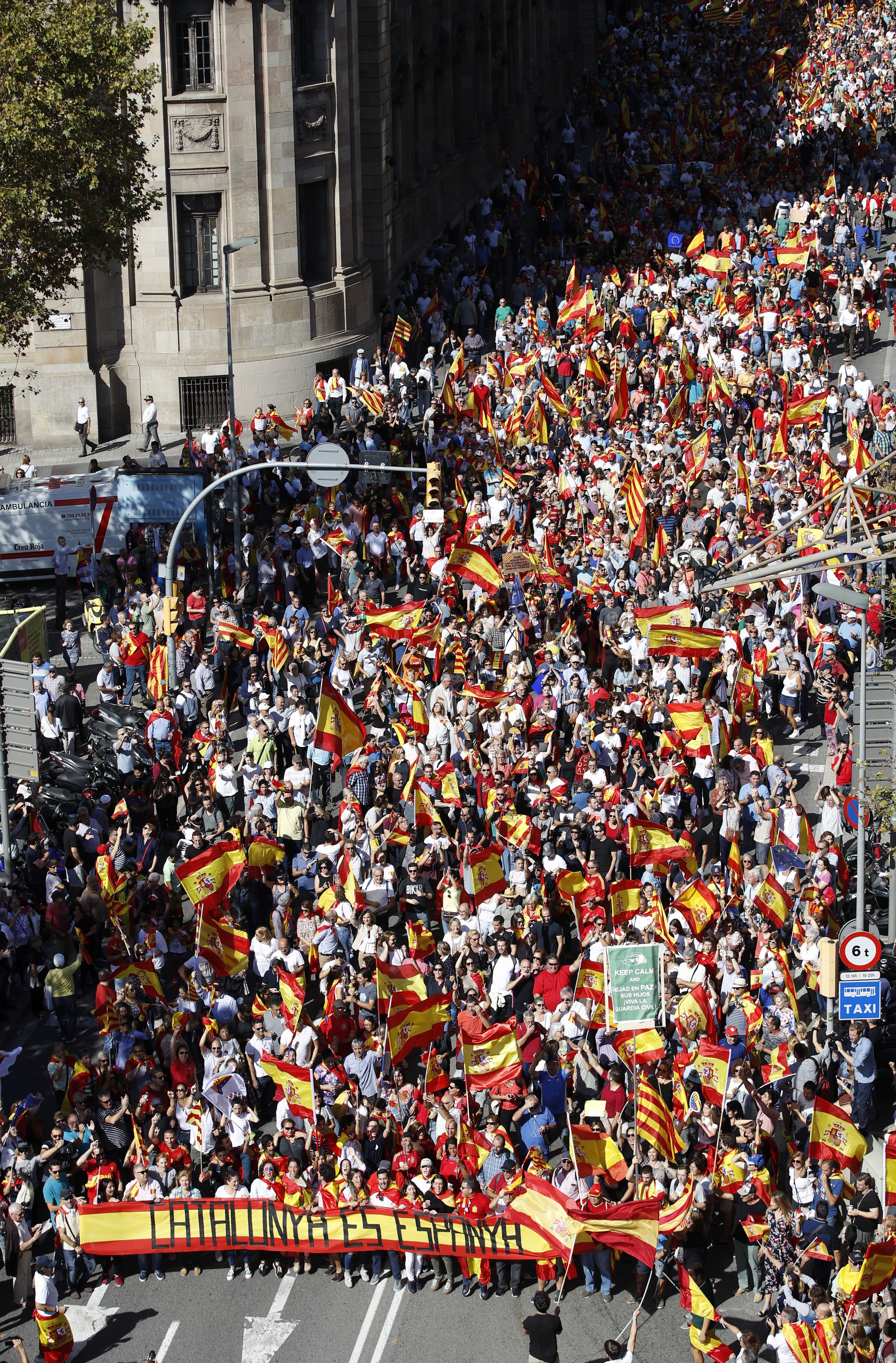 Temporada Cataluña al límite: Manifestación por la unidad de España