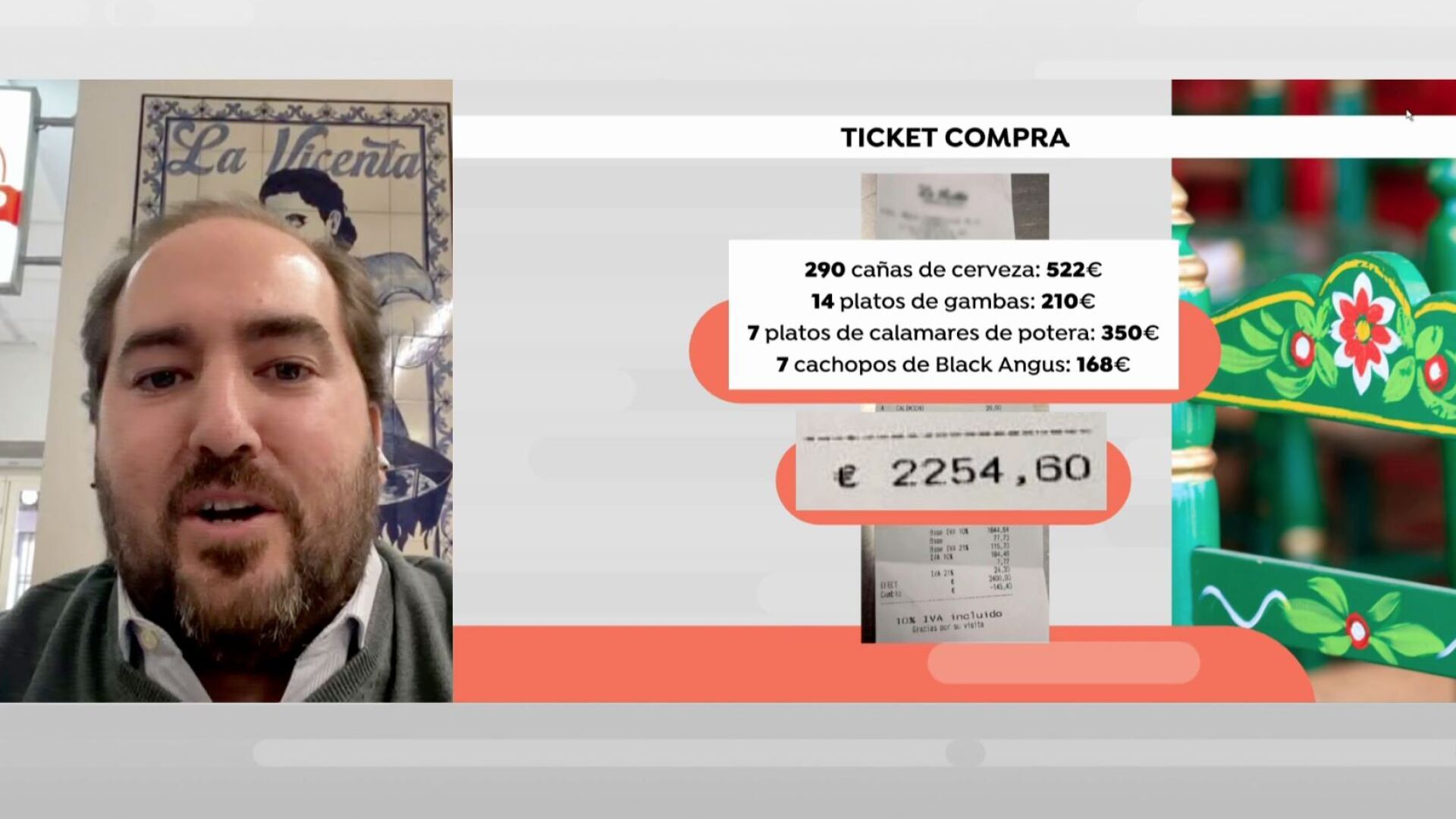 Abril 2024 (11-04-24) El dueño del local donde un grupo de aficionados del Athletic pagó 2.200 euros en cañas y tapas: 