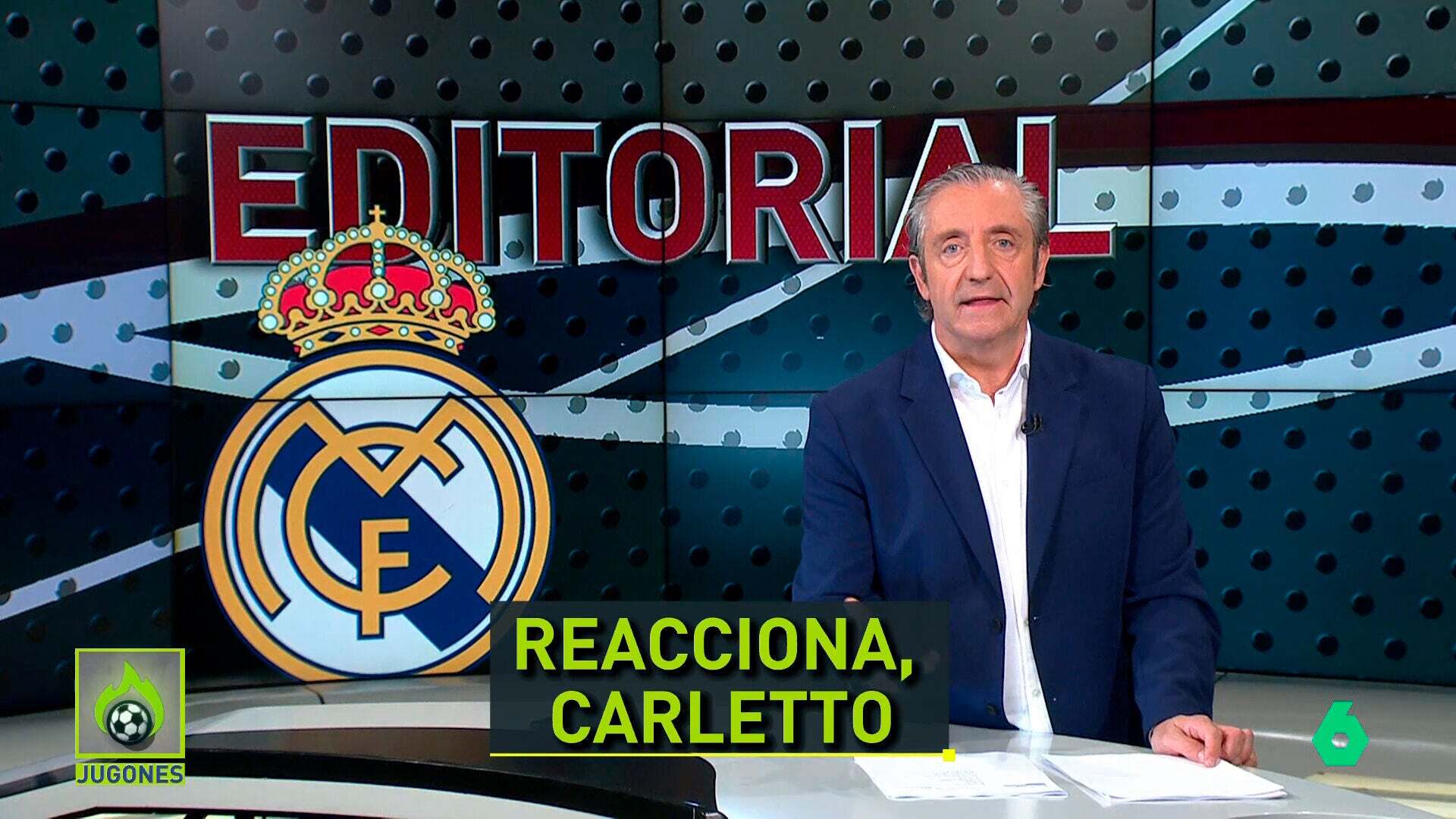 Noviembre 2024 (06-11-24) Pedrerol analiza la derrota del Real Madrid con mensaje a Carlo Ancelotti