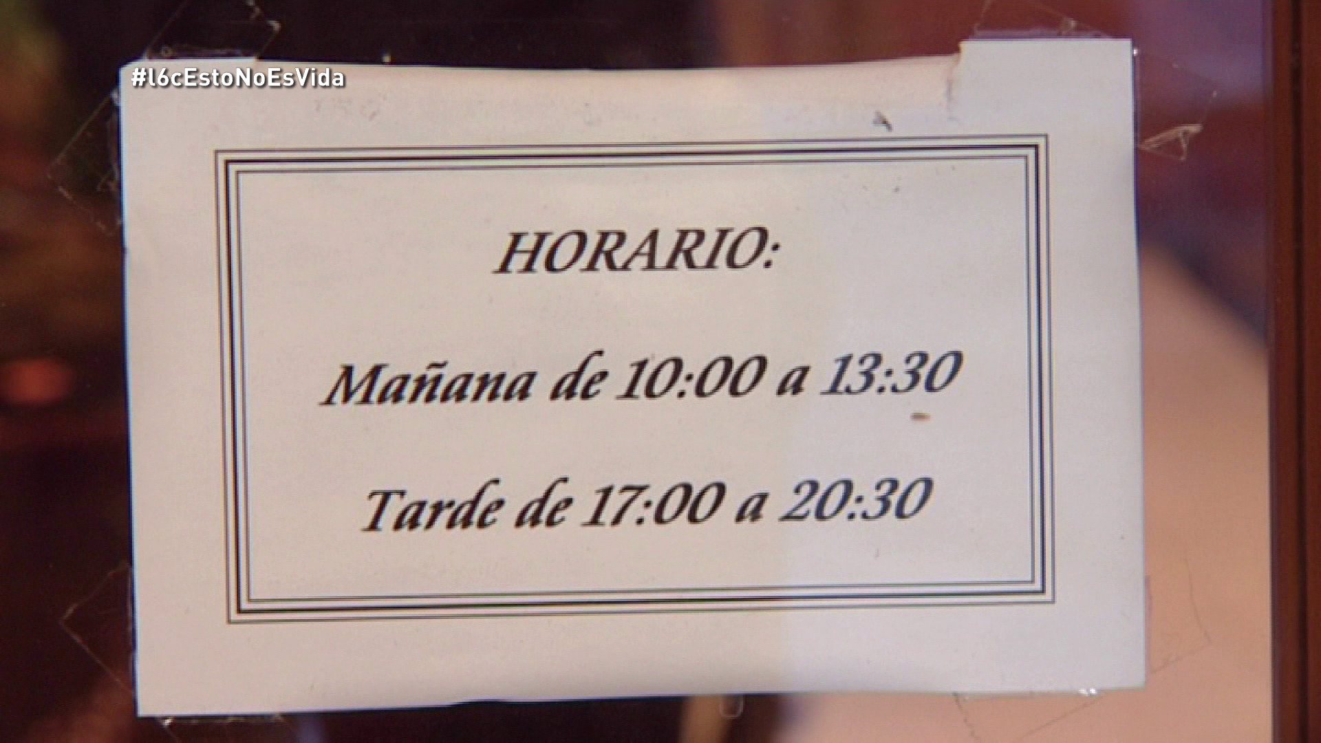 Temporada 6 Horarios, esto no es vida