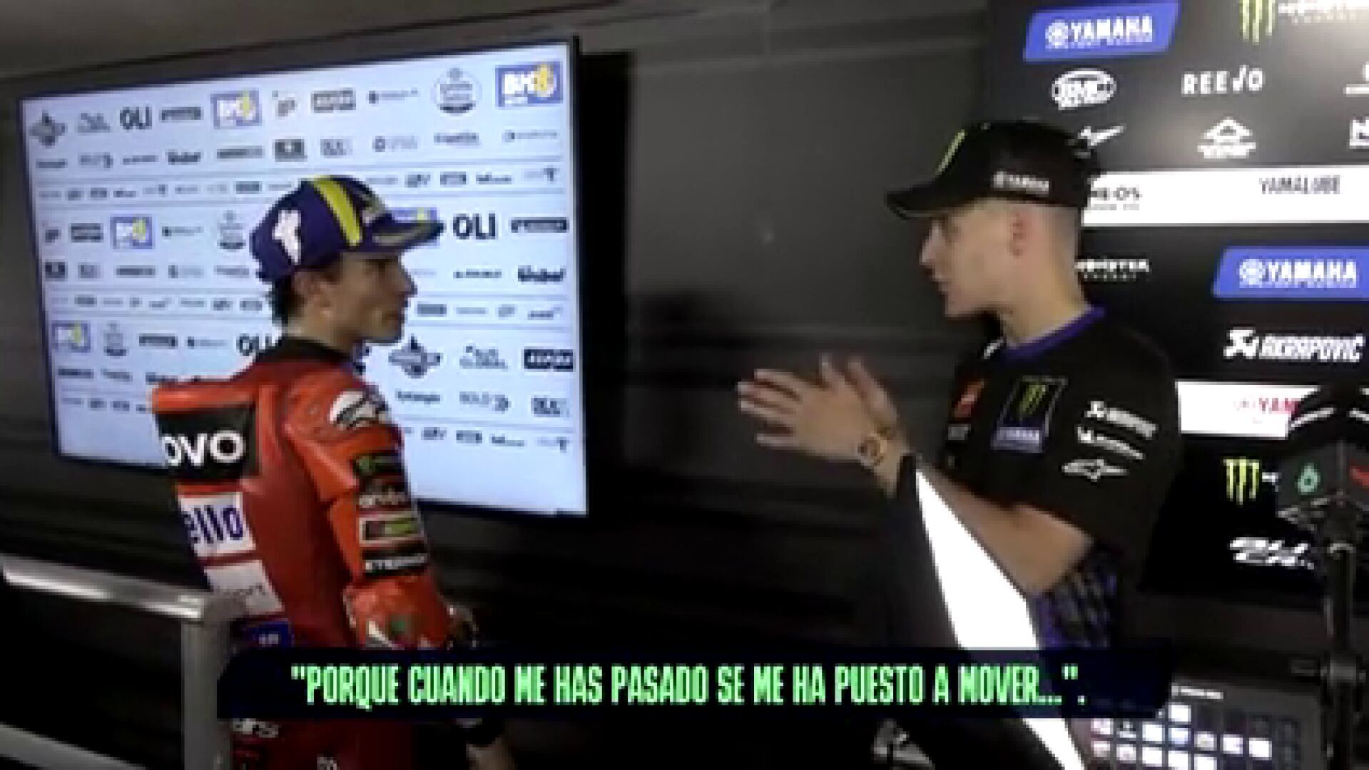 Abril 2025 (26-05-25) La llamativa conversación entre Márquez y Quartararo tras la 'sprint' de Jerez: 