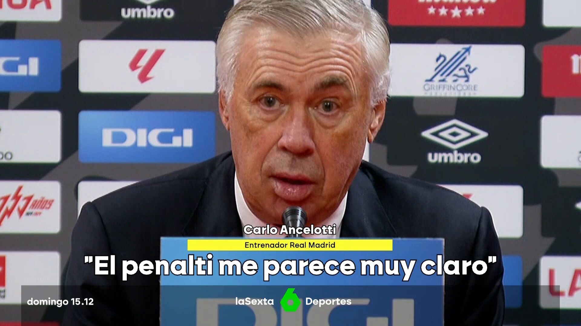 Diciembre 2024 (15-12-24) El técnico del Real Madrid lo tiene claro: 