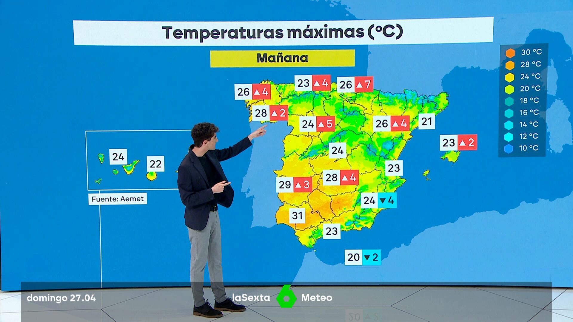 Abril 2025 (27-04-25) Suben las temperaturas