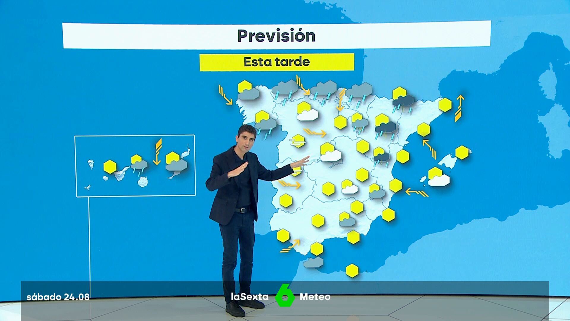 Agosto 2024 (24-08-24) Chubascos y tormentas fuertes en el entorno pirenaico central y occidental