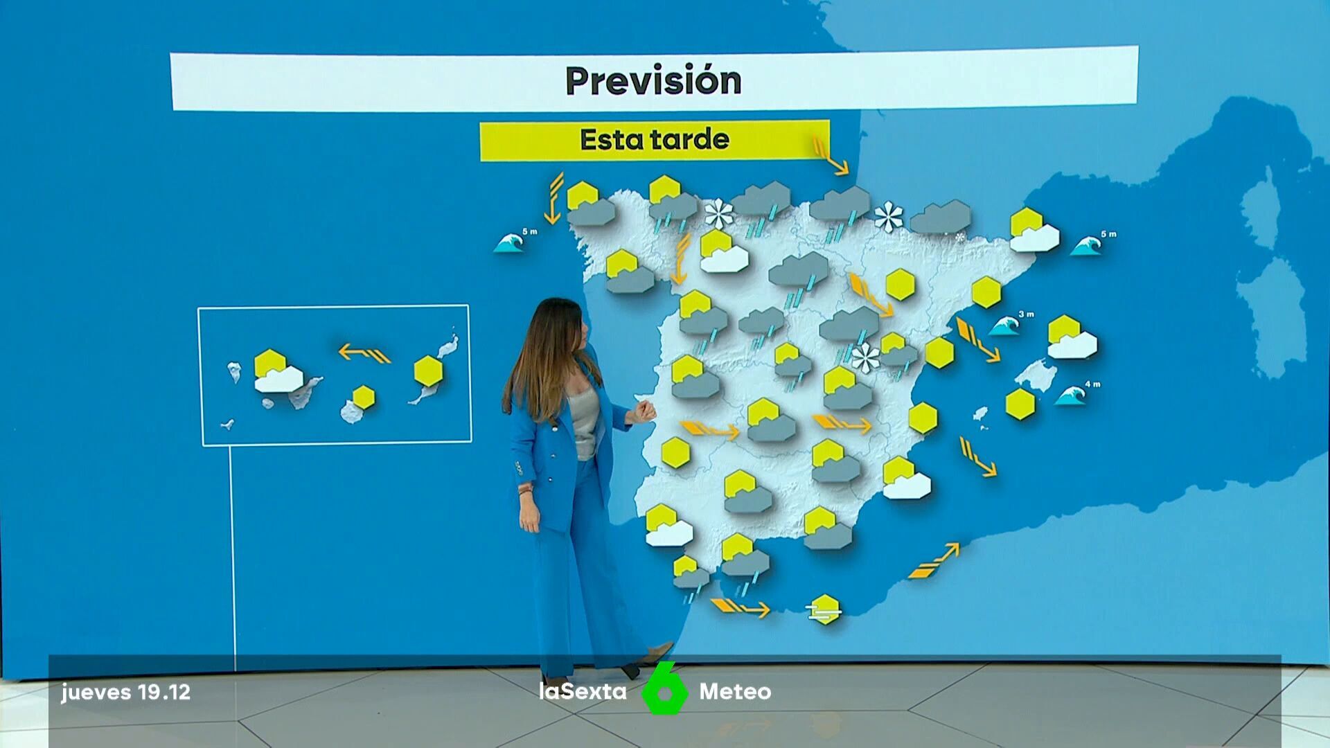 Diciembre 2024 (19-12-24) Intervalos de viento fuerte y precipitaciones fuertes