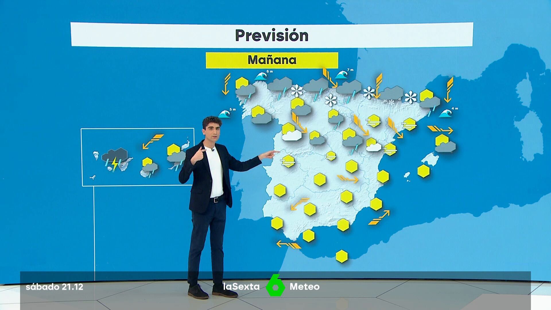 Diciembre 2024 (21-12-24) Situación anticiclónica en la Península y Baleares