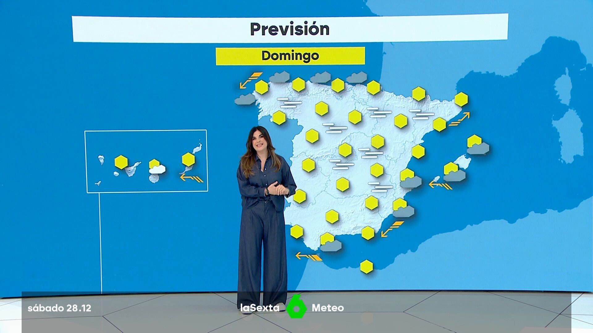 Diciembre 2024 (28-12-24) Tiempo estable en la mayor parte del país