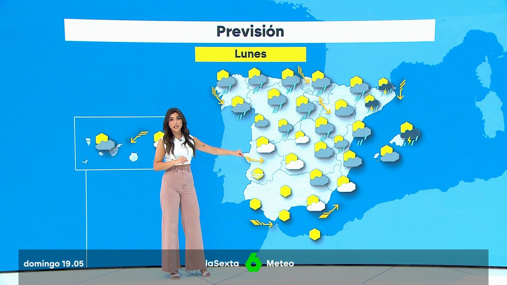 Mayo 2024 (19-05-24) Posibles chubascos fuertes en el nordeste de Cataluña