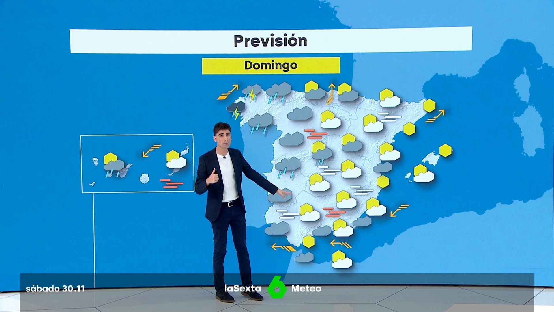 Noviembre 2024 (30-11-24) Península y Baleares seguirán bajo la influencia del anticiclón