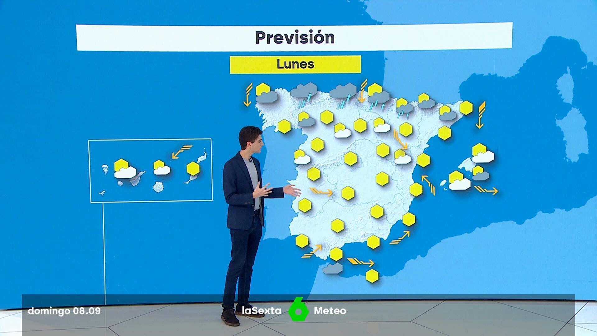 Septiembre 2024 (08-09-24) Tramontana fuerte en Ampurdán y probables rachas muy fuertes de cierzo en el bajo Ebro