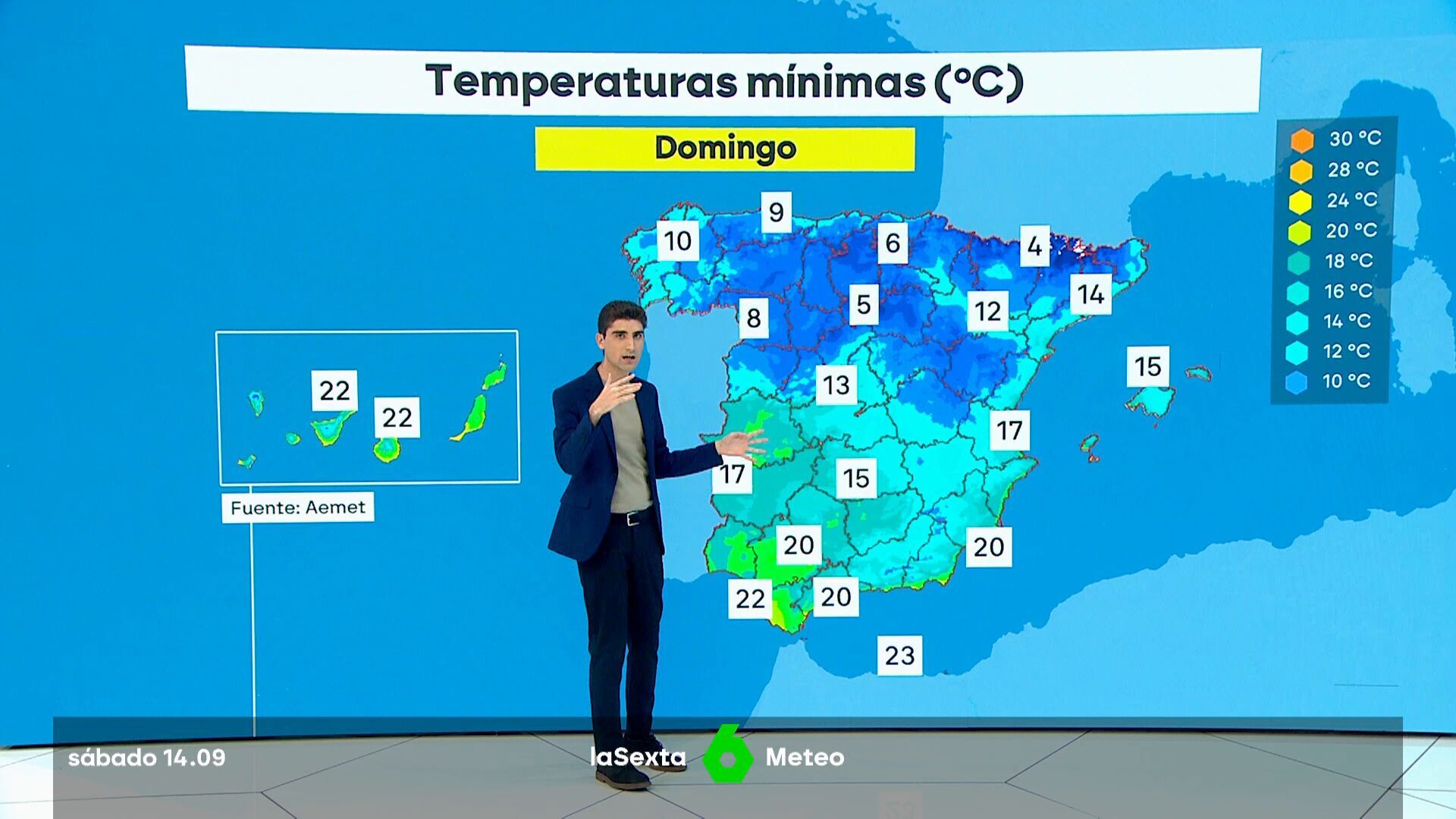 Septiembre 2024 (14-09-24) Intervalos de viento fuerte