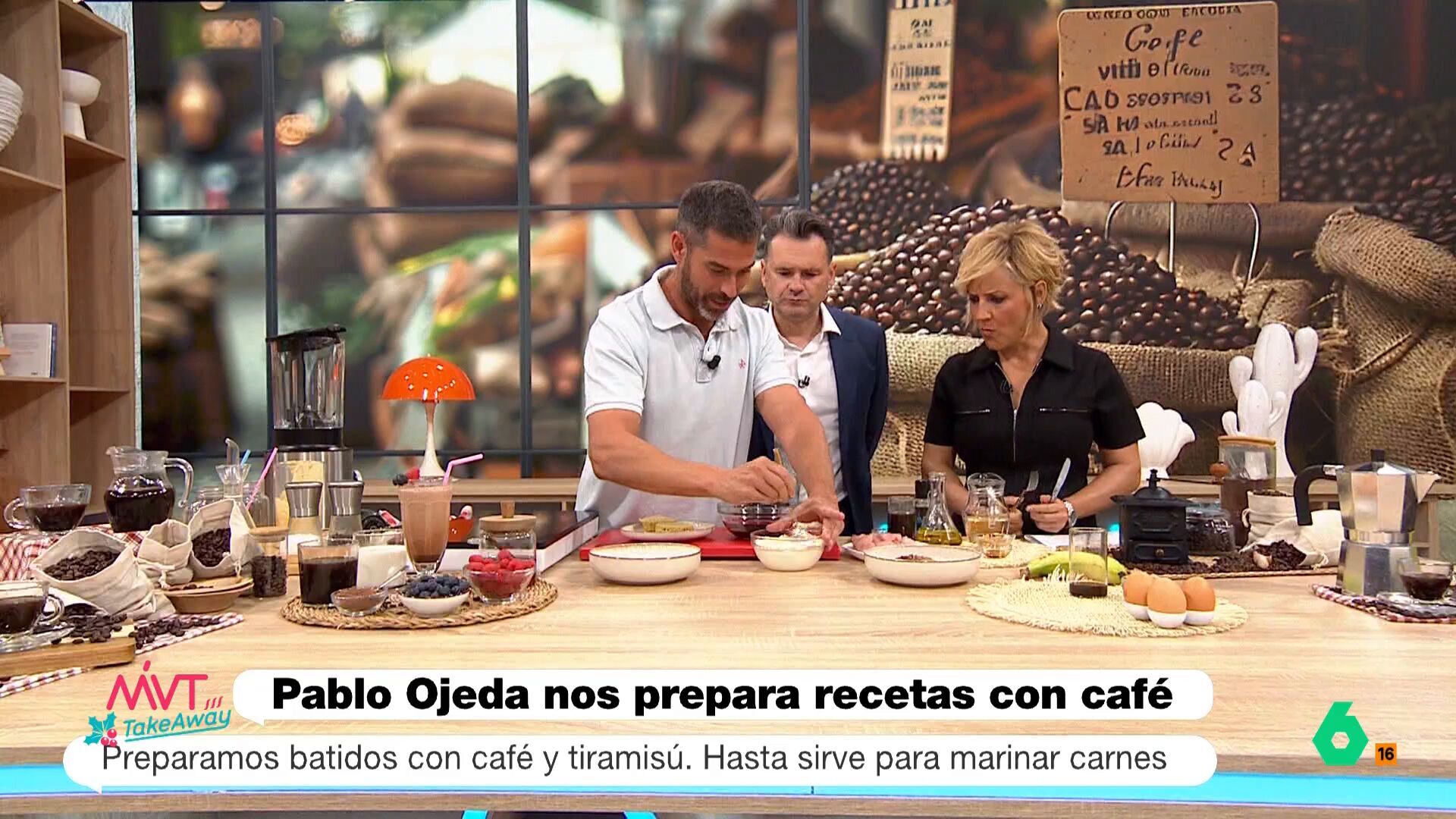 Diciembre 2024 (28-12-24) Pablo Ojeda nos prepara recetas con café