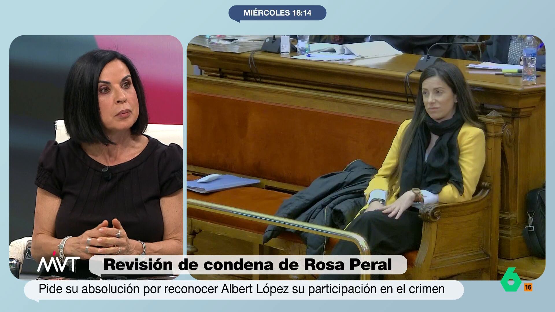 Abril 2025 (16-04-25) Bea de Vicente, sobre la revisión de condena a Rosa Peral: 