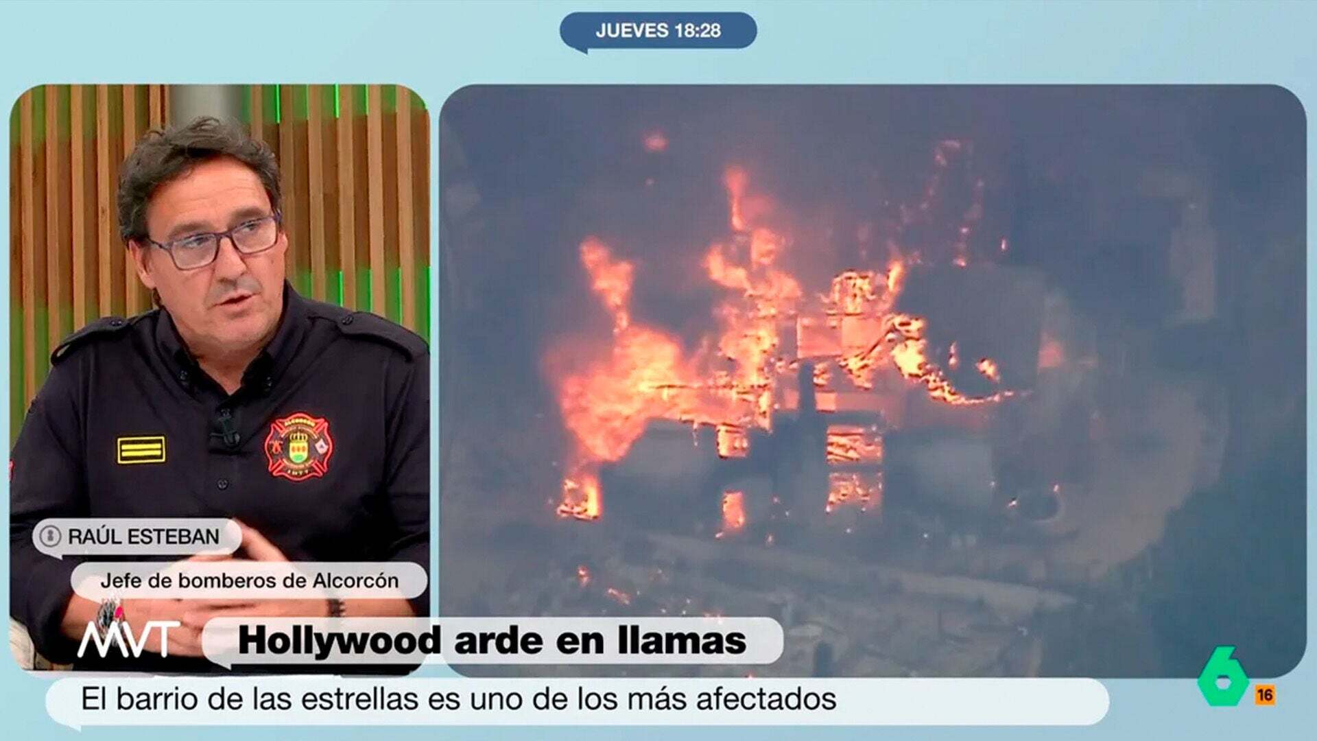 Enero 2025 (09-01-25) Falta de agua y una caótica evacuación: un bombero explica las complicaciones en el incendio de Los Ángeles