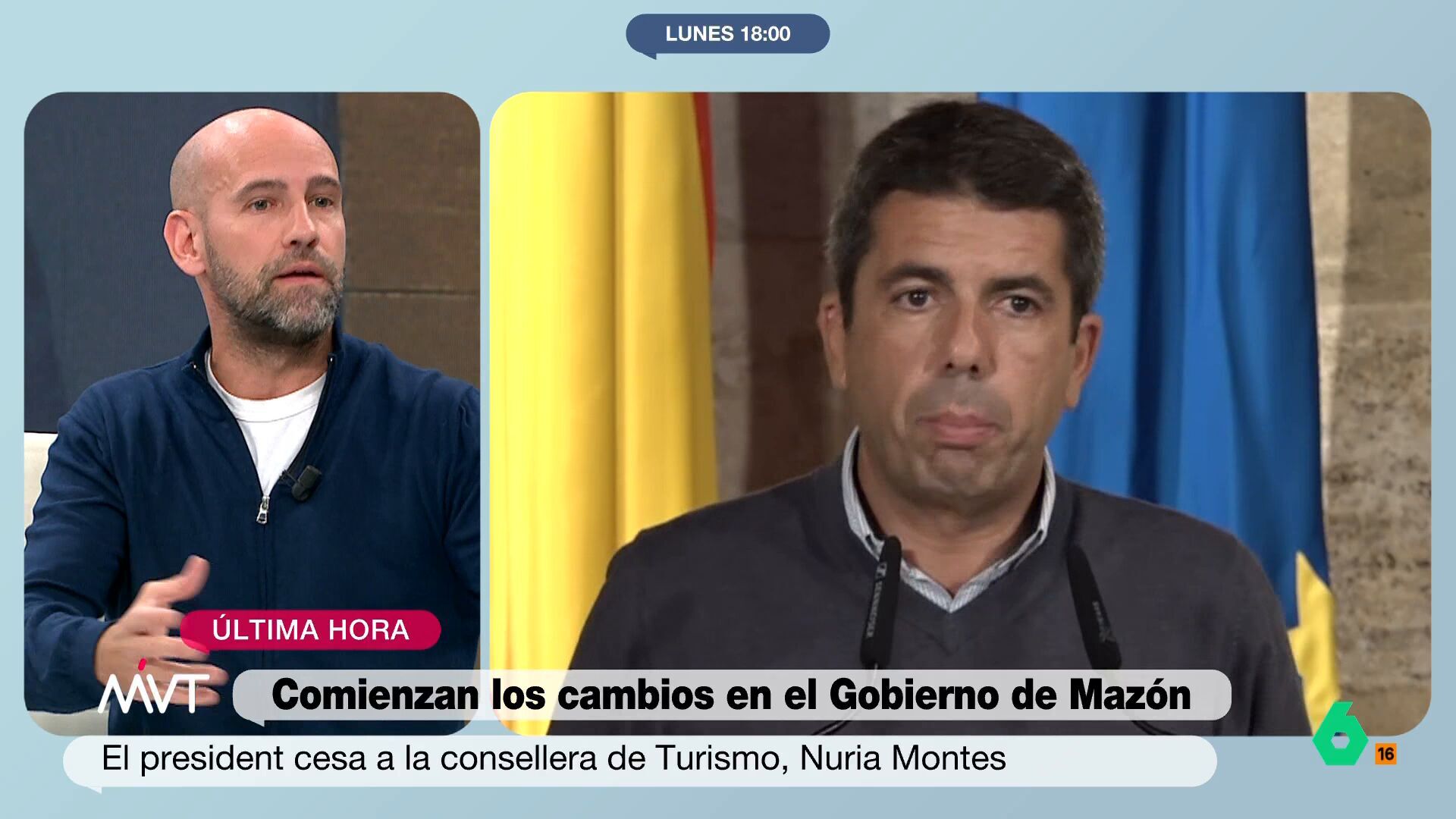 Noviembre 2024 (18-11-24) Gonzalo Miró rebate las excusas de Carlos Mazón: 