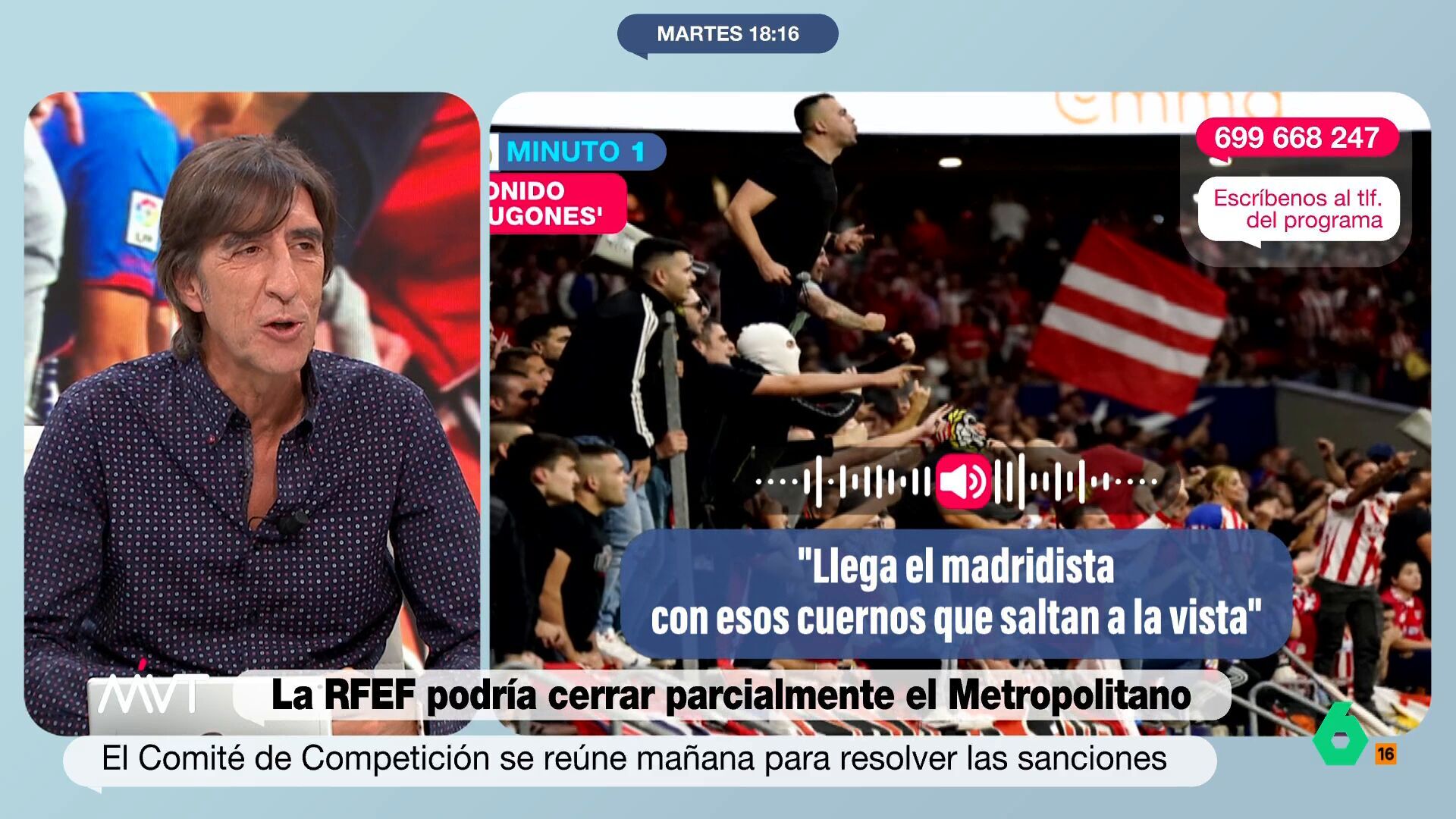 Octubre 2024 (01-10-24) Benjamín Prado, sobre el Frente Atlético: 