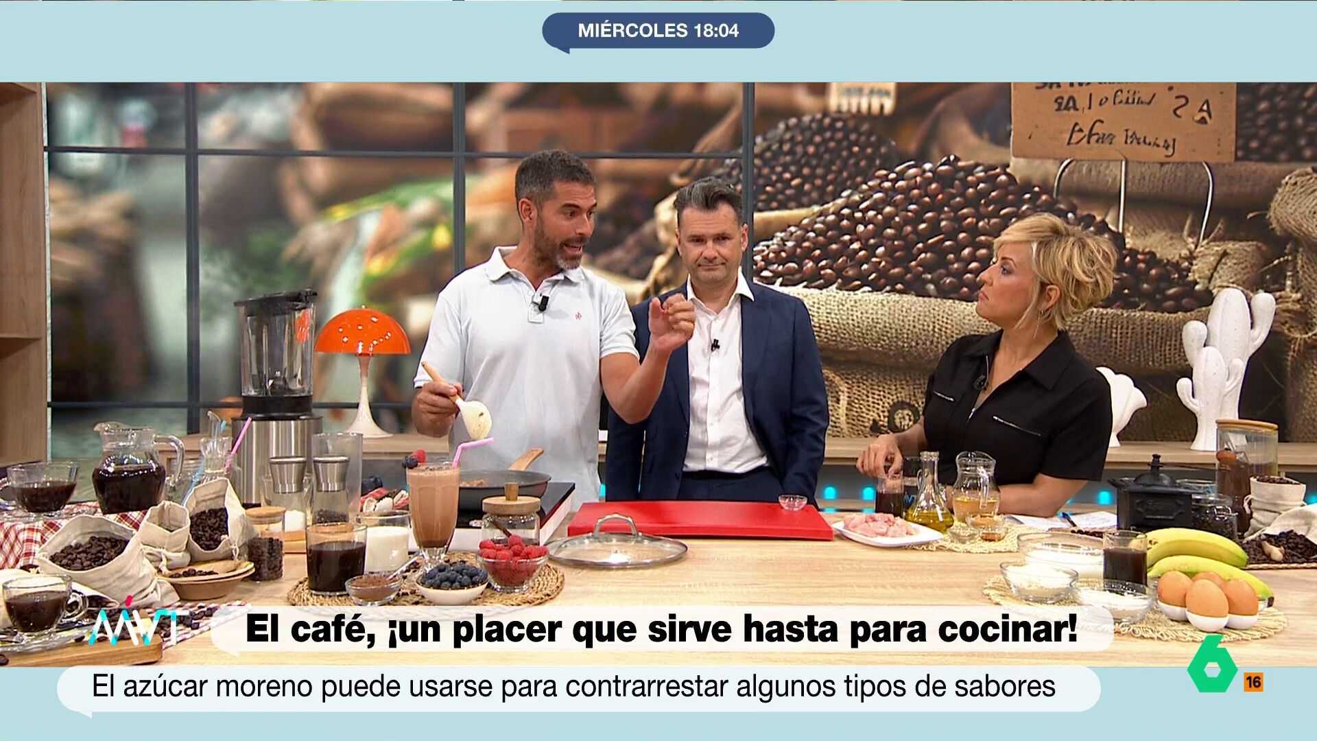 Octubre 2024 (02-10-24) ¿Qué bebida es más estimulante, el café por la cafeína o el té? Pablo Ojeda da la respuesta técnica y la real