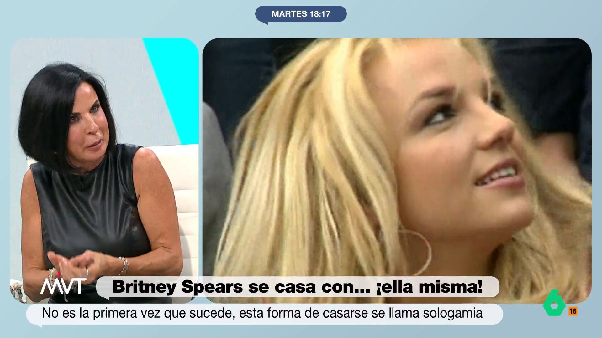 Octubre 2024 (22-10-24) Bea de Vicente se pronuncia sobre el matrimonio de Britney Spears consigo misma: 