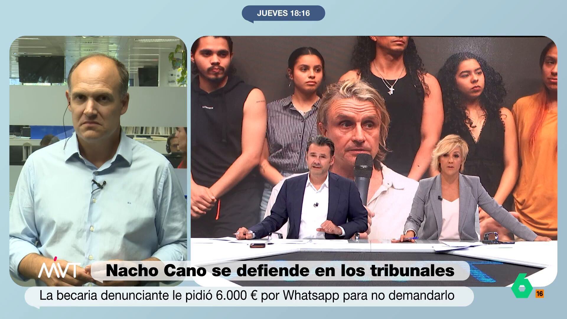 Septiembre 2024 (12-09-24) Nacho Cano se defiende con mensajes de la becaria pidiendo dinero para no denunciar: 