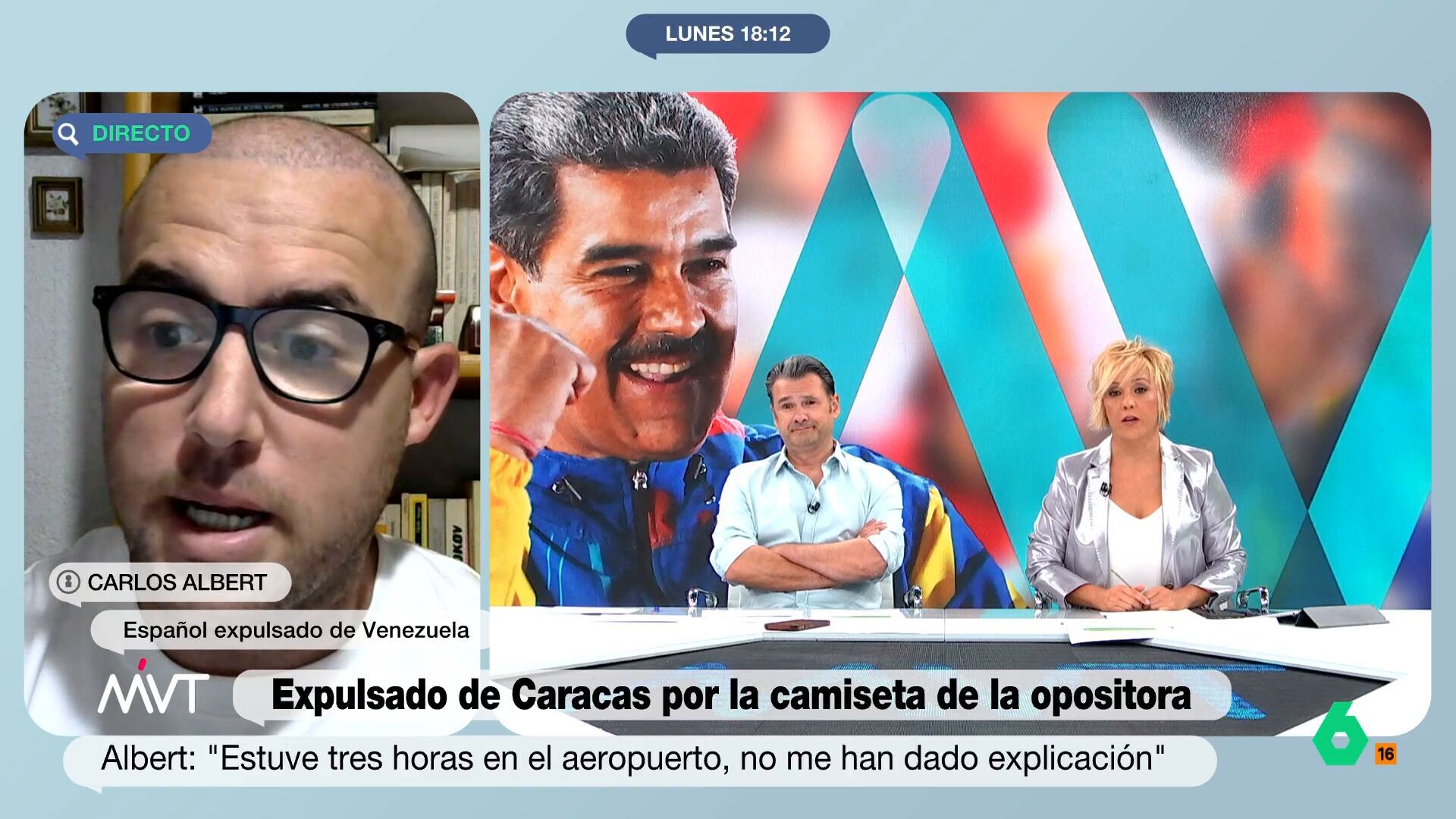 Septiembre 2024 (16-09-24) Carlos Albert, el español expulsado de Venezuela: 