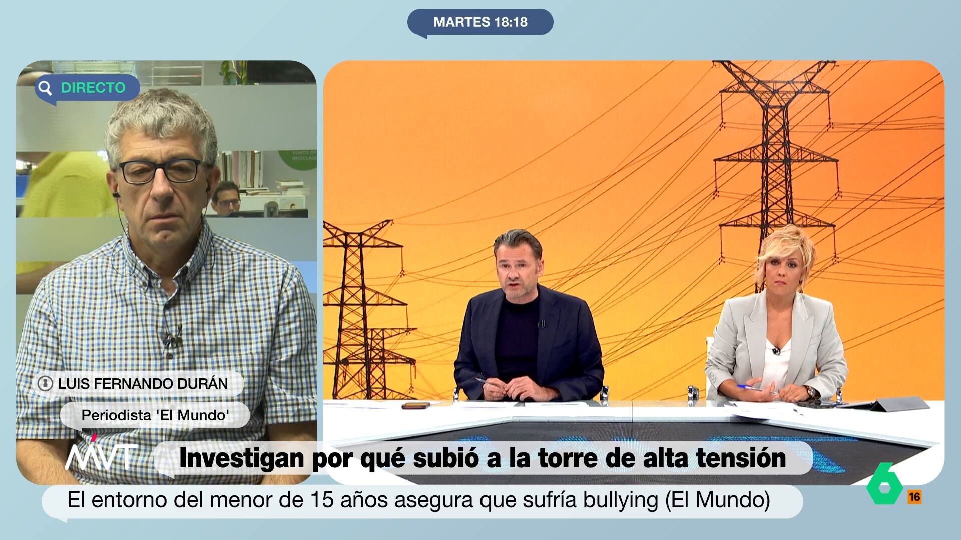 Septiembre 2024 (17-09-24) Luis Fernando Durán, sobre el joven electrocutado en Galapagar: 